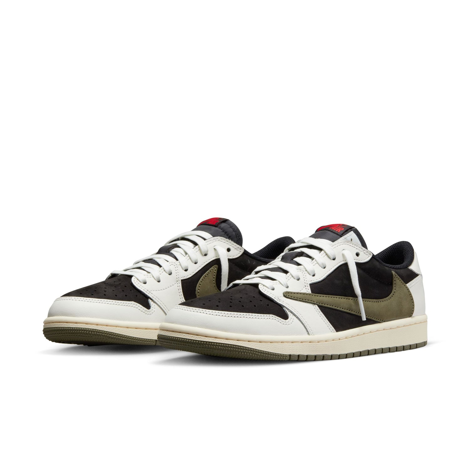 Womens Air Jordan 1 Low x Travis Scott 'Olive'