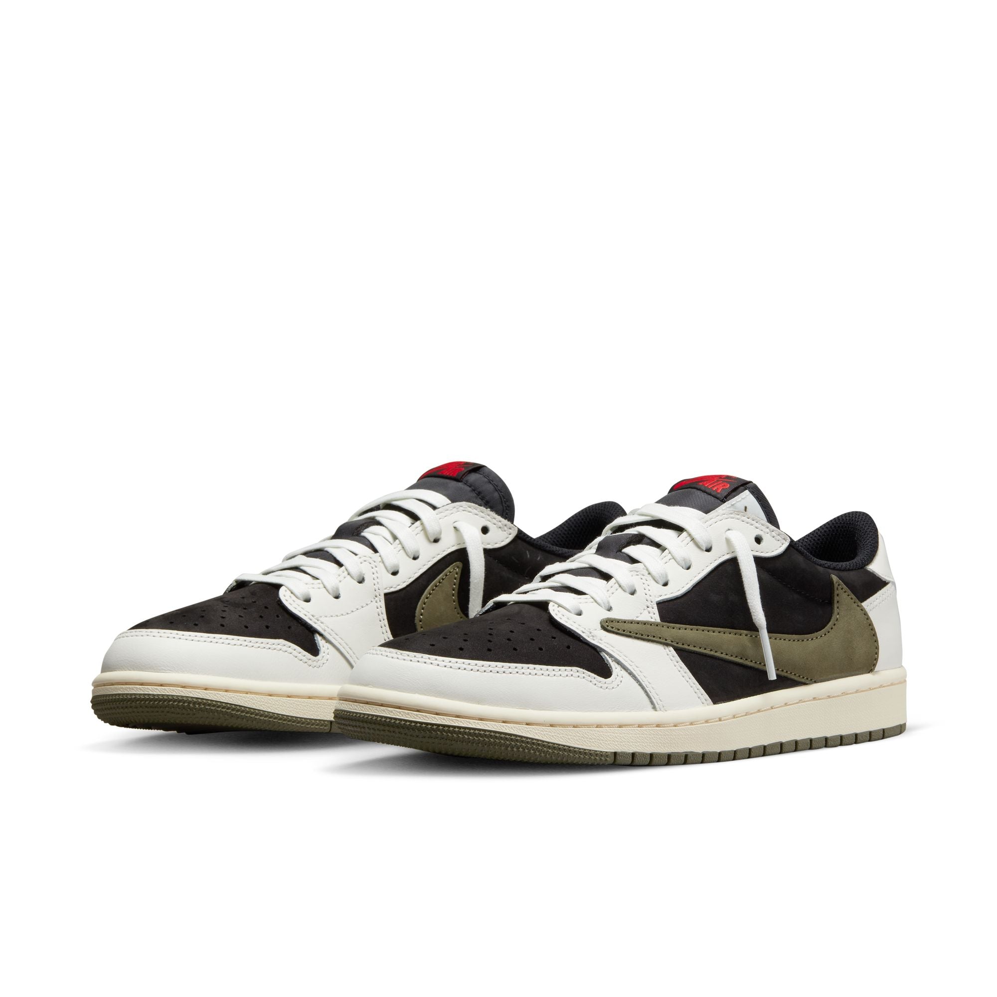 Womens Air Jordan 1 Low x Travis Scott 'Olive'