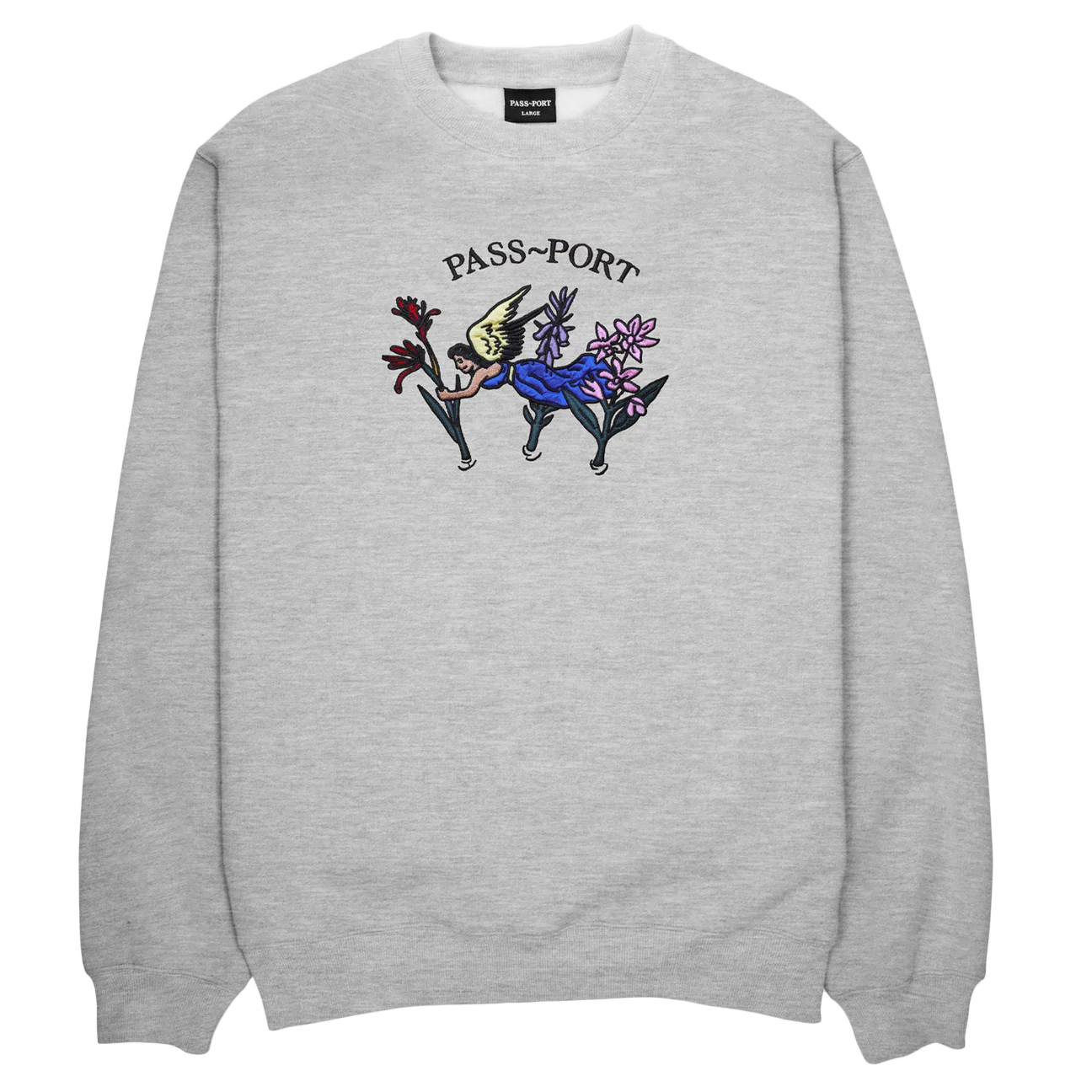 Passport Gardening Appliqué Sweater 'Grey'