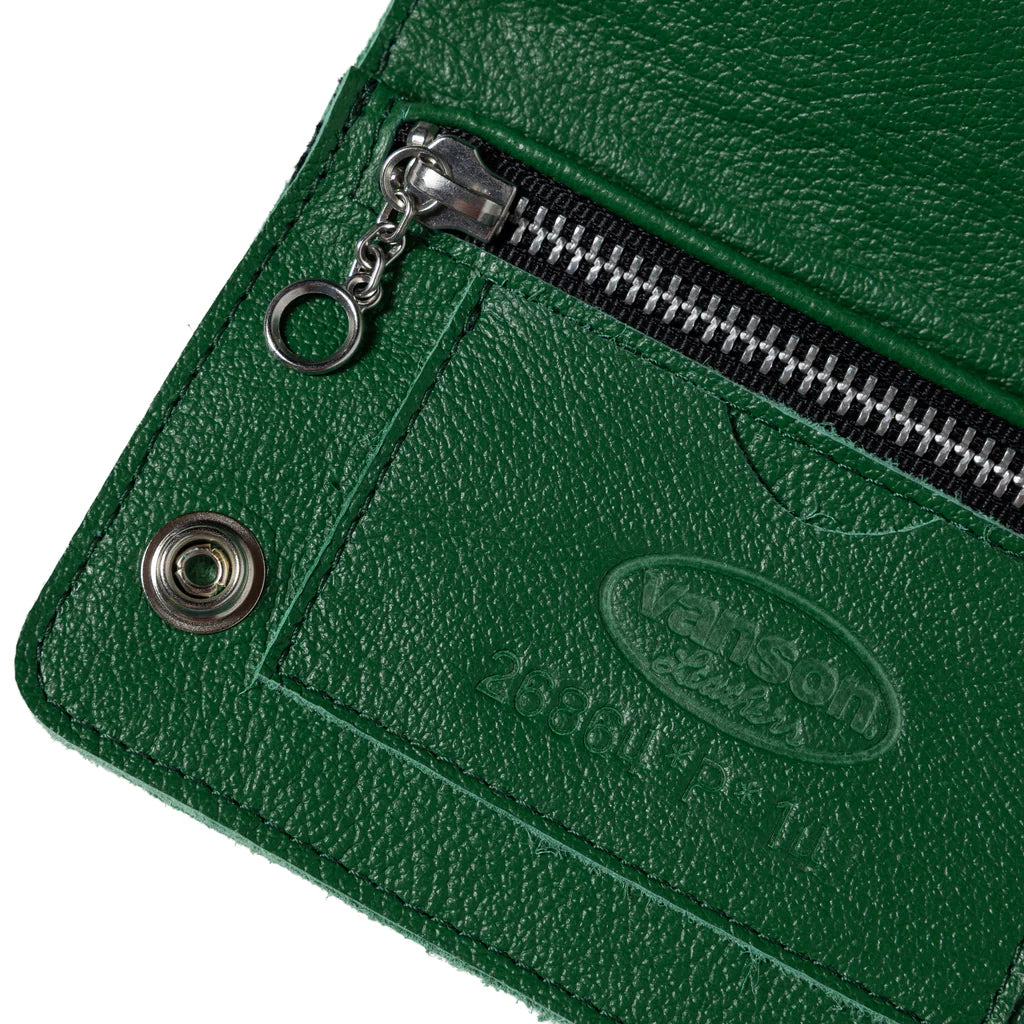 Awake NY Vanson Bones Chain Wallet 'Green'
