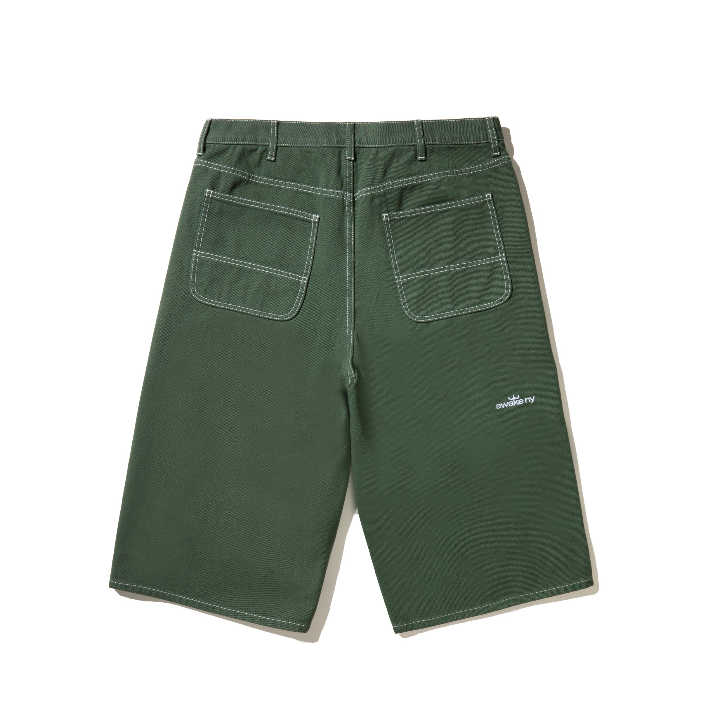 Awake NY Double Knee Jort 'Green'