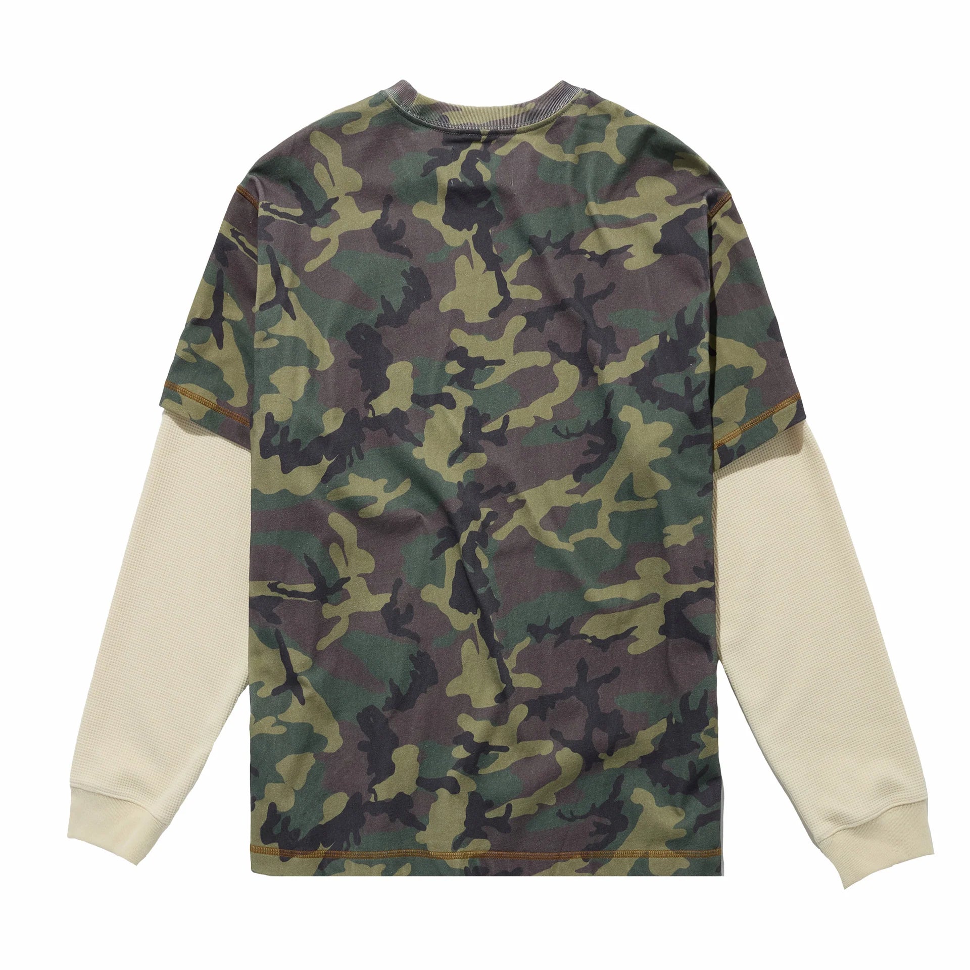 Awake NY Waffle Ls Shirt 'Camo'