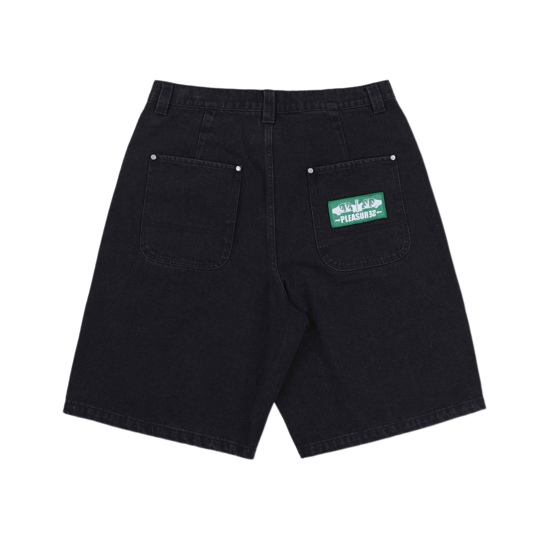 Pleasures Collision Jorts 'Black'
