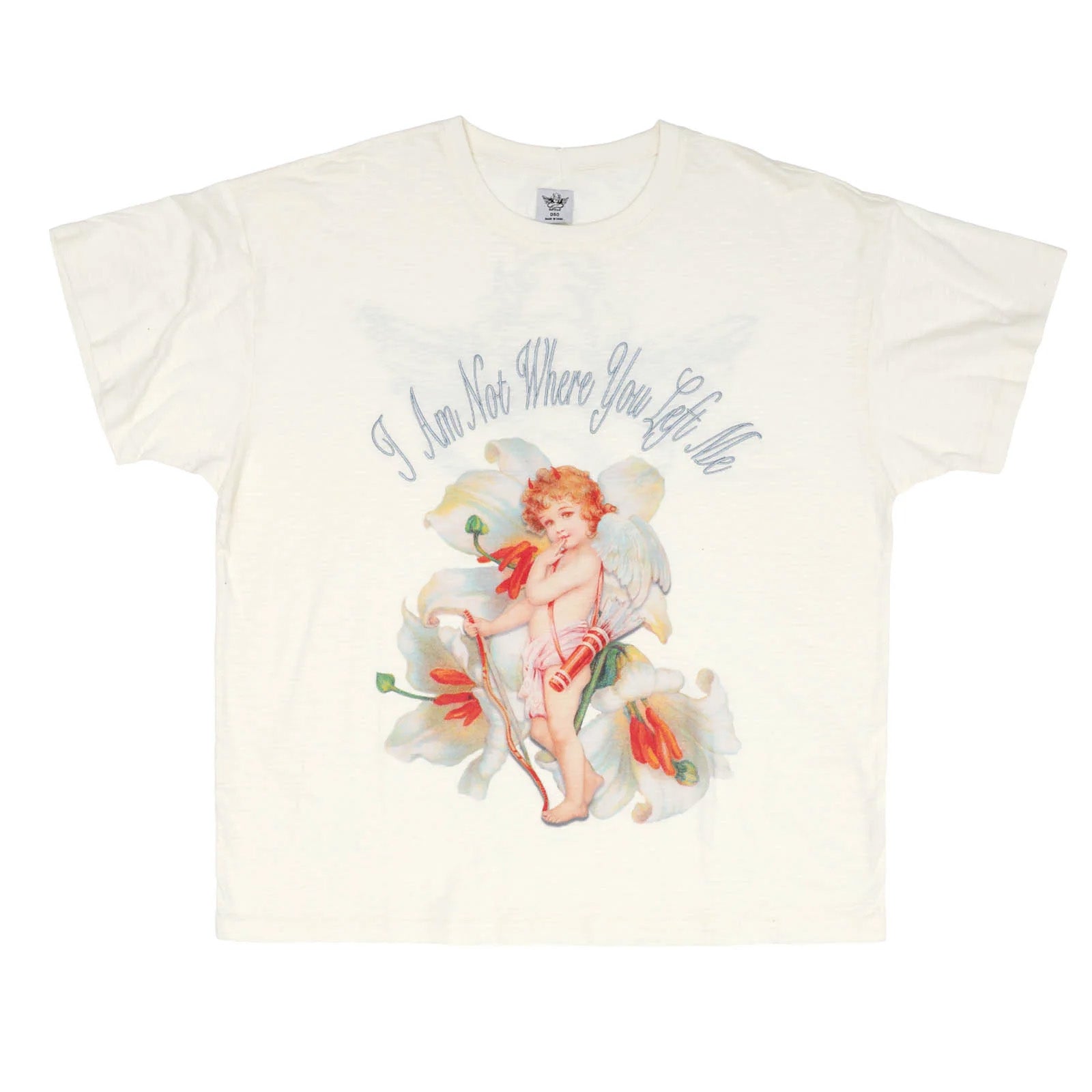 Boys Lie Am Not Where You Left Me V2 Boyfriend Tee 'Ivory'