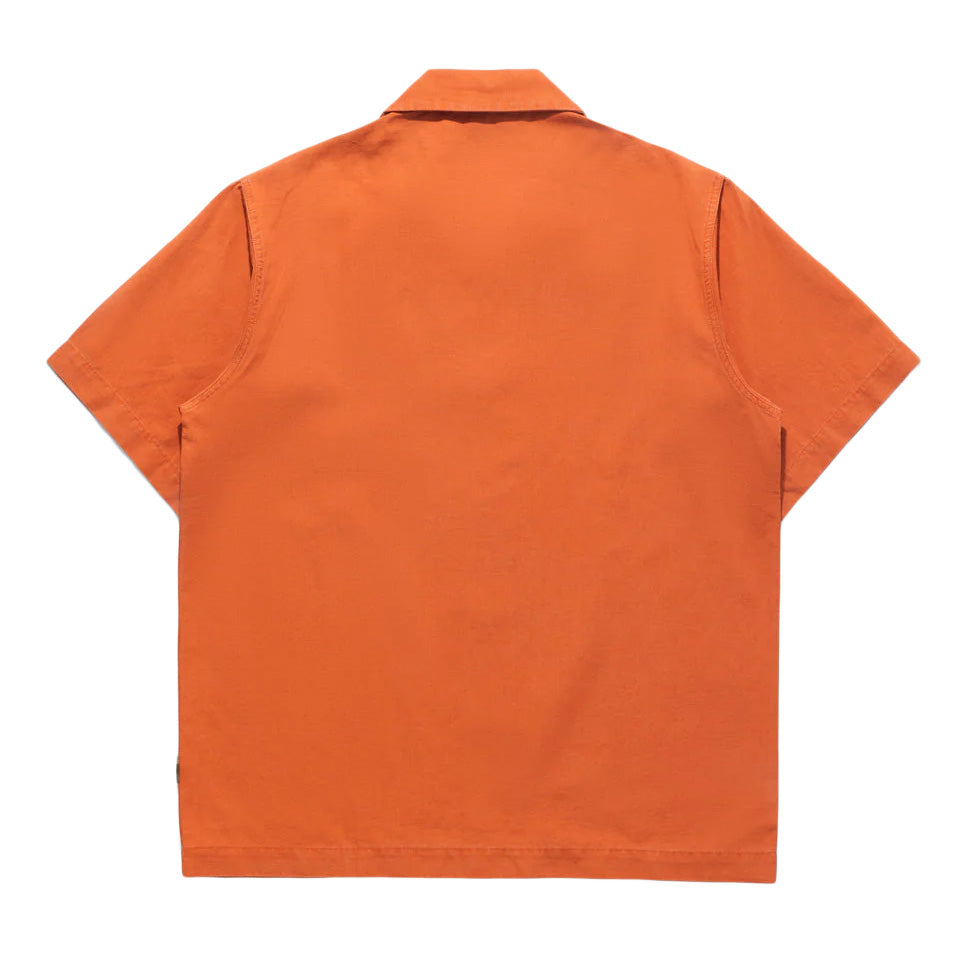 Maharishi Camp Collar Shirt 'Rust'