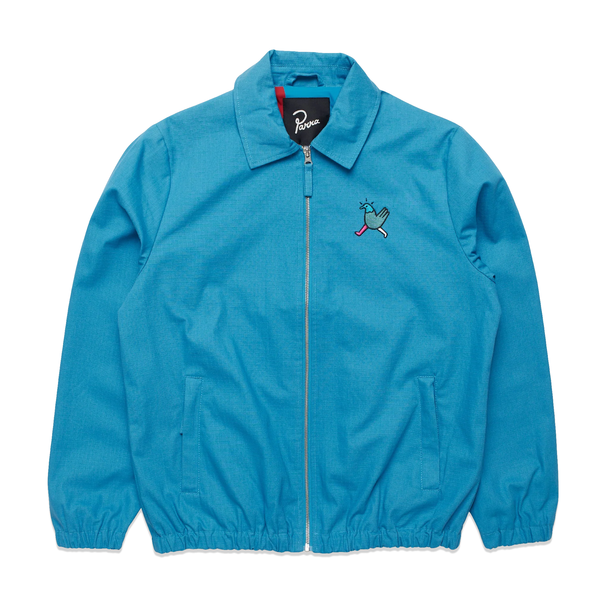 by Parra Annoyed Chicken Jacket 'Greek Blue'