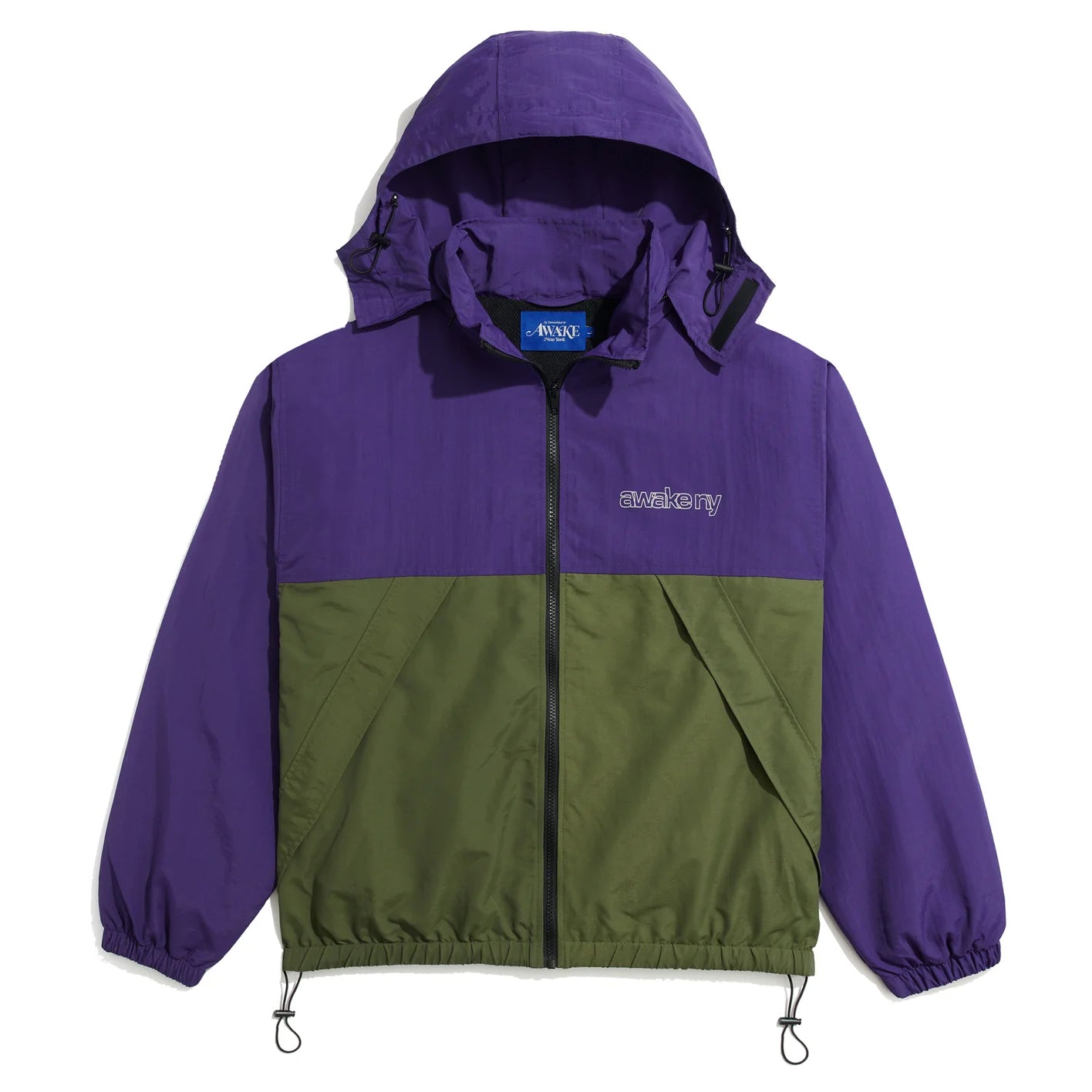 Awake 3M Logo Printed Nylon Zip-Up Shell 'Purple'