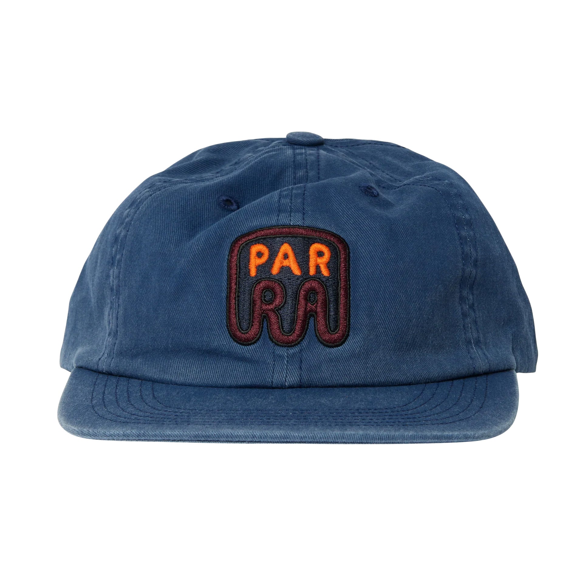 By Parra Fast Food Logo 6 Panel Hat 'Navy Blue'