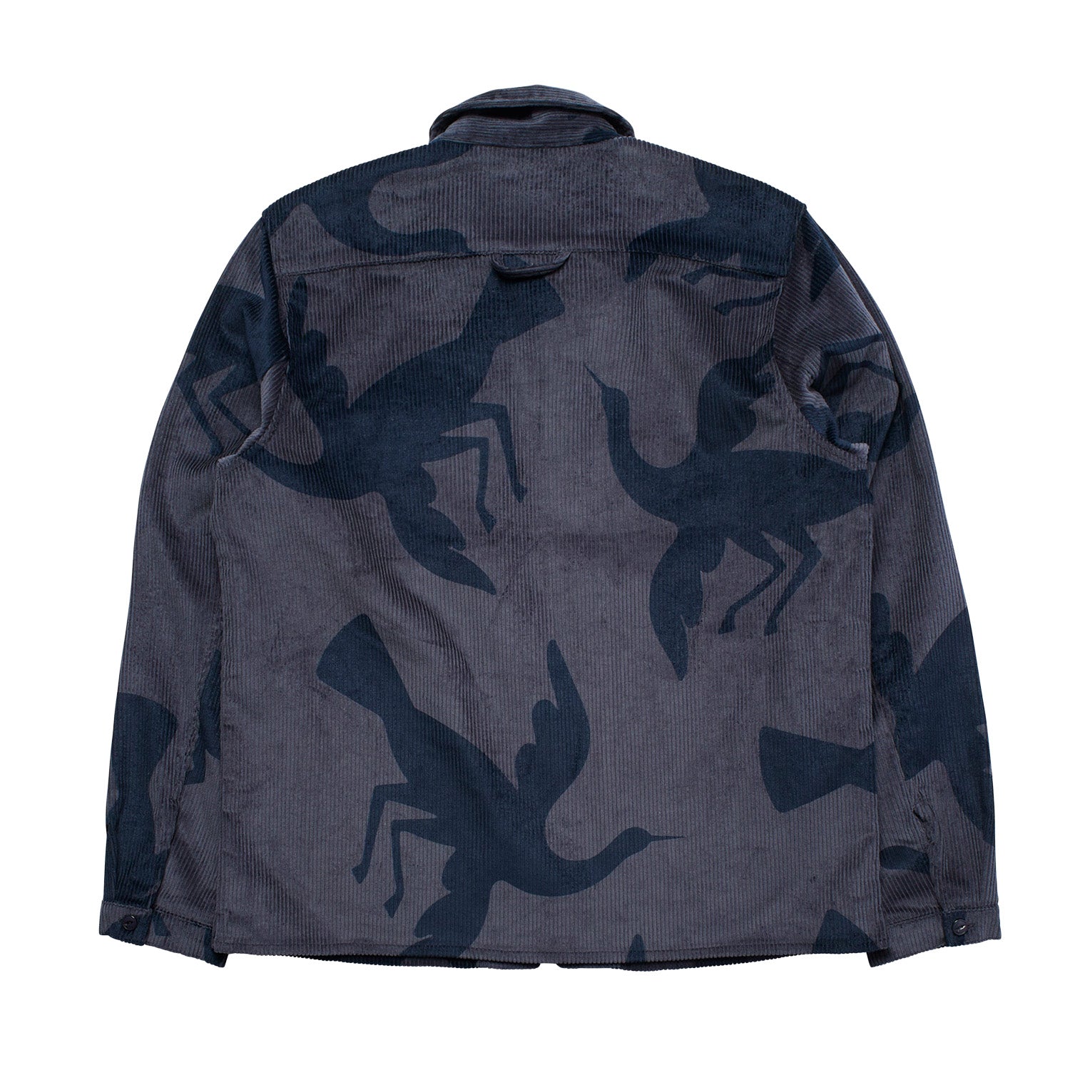 Parra clipped wings shirt jacket 'Greyish Blue'