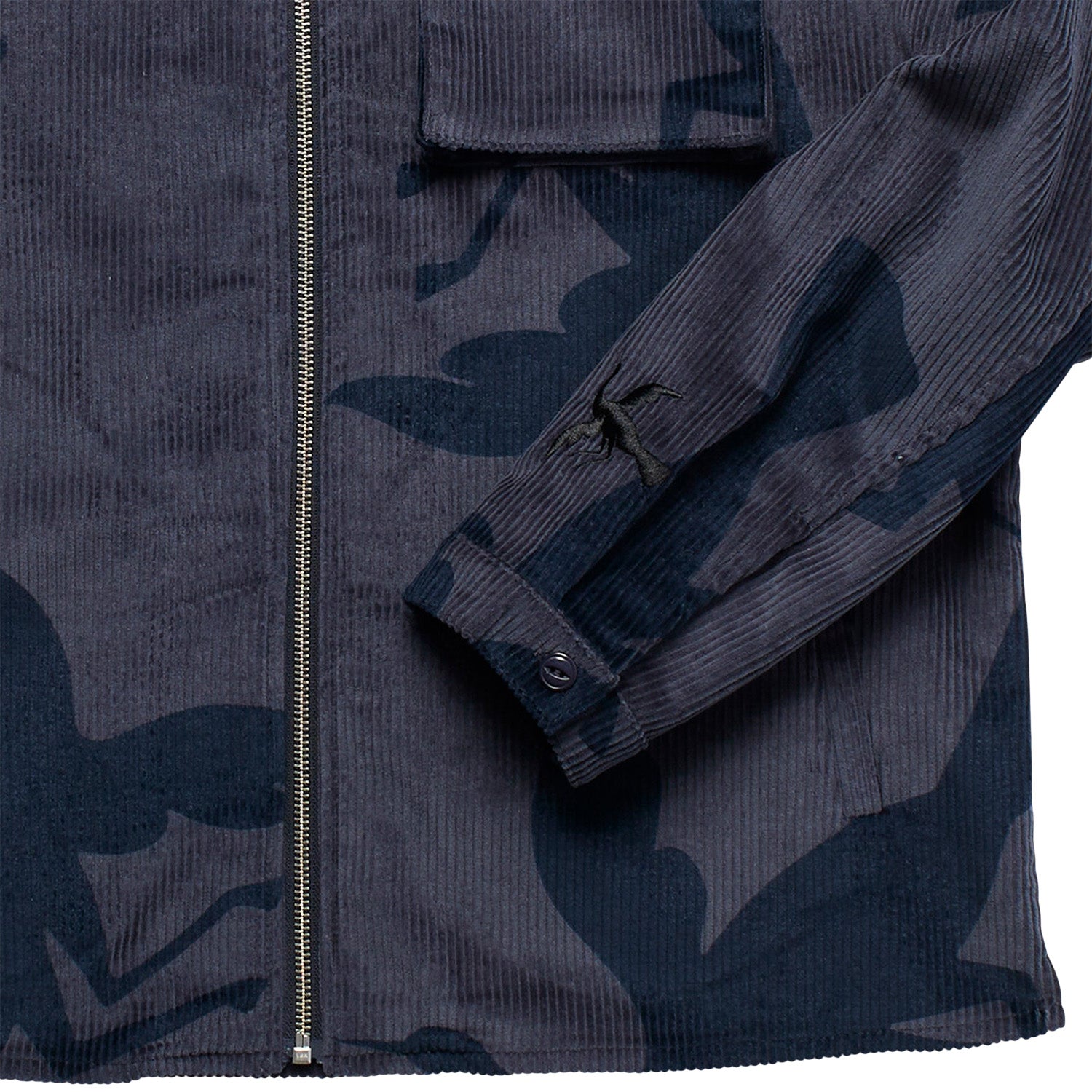 Parra clipped wings shirt jacket 'Greyish Blue'