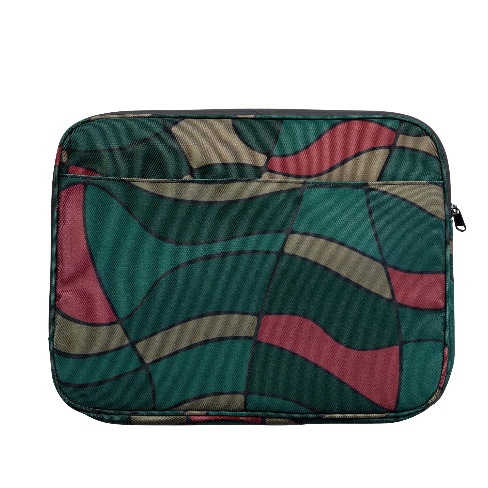 By Parra Trees In Wind Laptop Sleeve 'Camo Green'