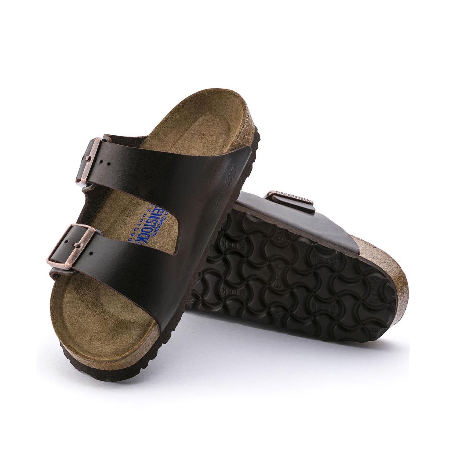 Birkenstock Arizona Soft Footbed 'Dark Brown' Amalfi Testa Di Moro