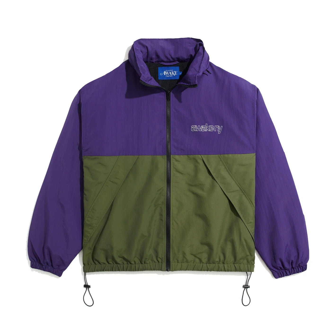 Awake 3M Logo Printed Nylon Zip-Up Shell 'Purple'