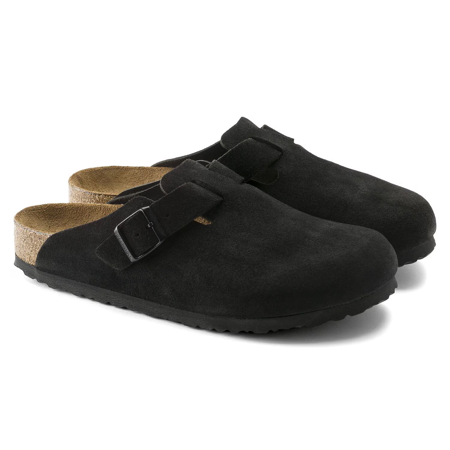 Womens Birkenstock Boston Softbed 'Black'