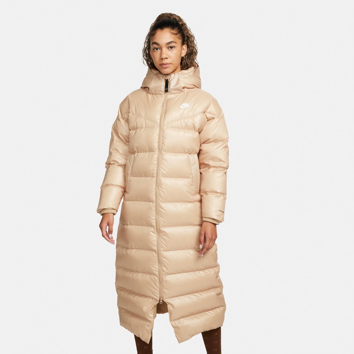 Womens Nike Sportswear Therma Full Length Coat 'Gold'