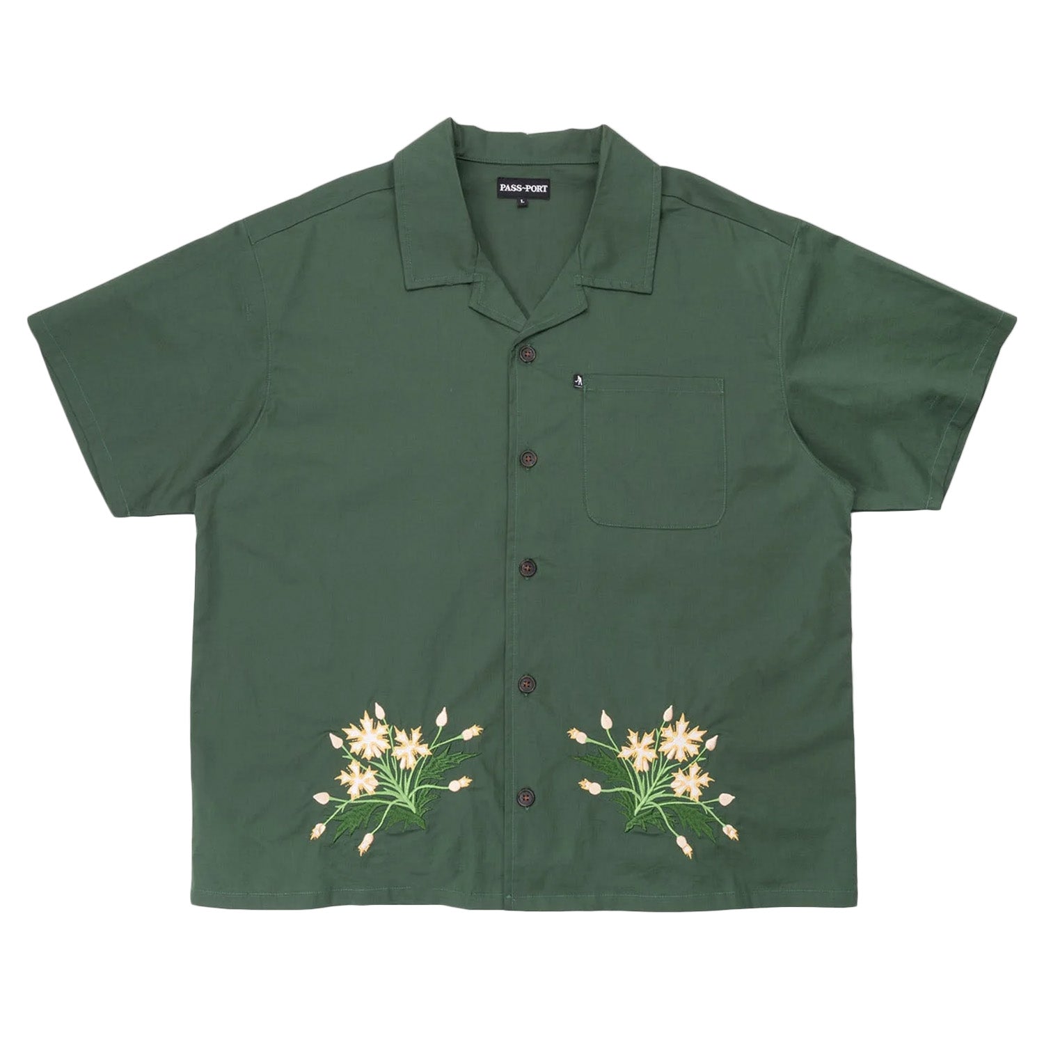 Passport Bloom Casual Shirt 'Sage'