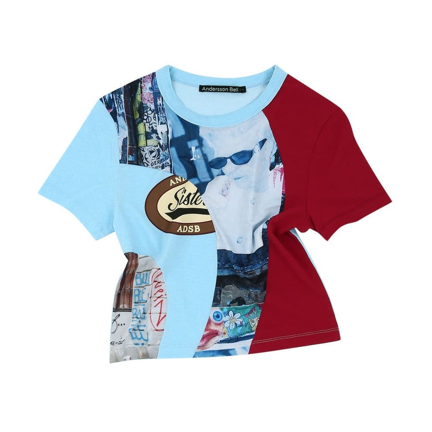 Womens Andersson Bell ADSB Film Archive T-Shirt 'Blue'