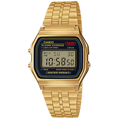 Casio Vintage 'Gold/Black with LED'
