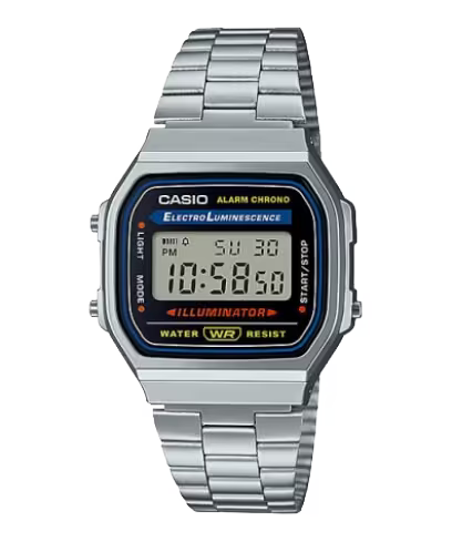 Casio Vintage 'Silver/Black with LCD'