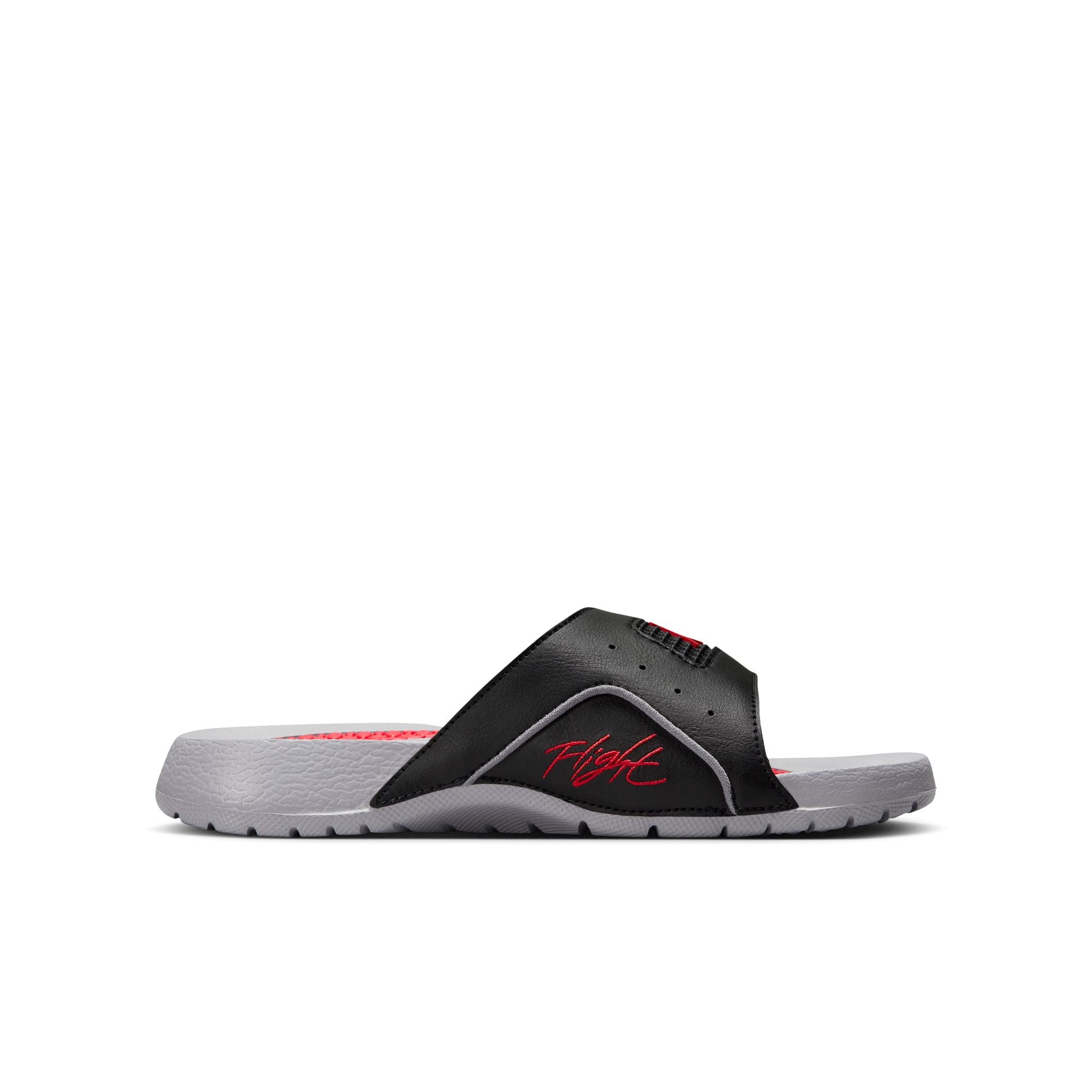 Youth Jordan Hydro 4 Retro Slides 'Black/Red'