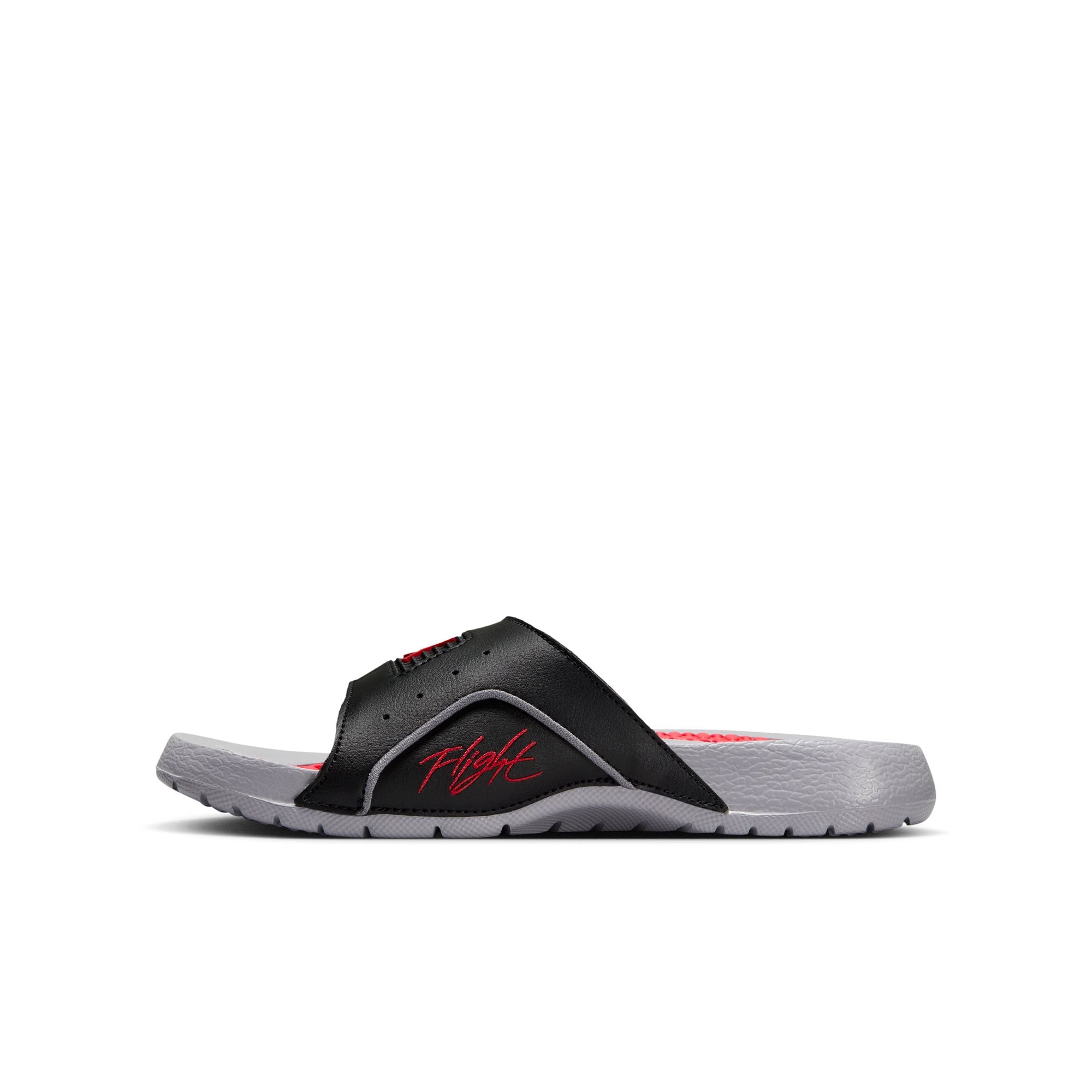 Youth Jordan Hydro 4 Retro Slides 'Black/Red'