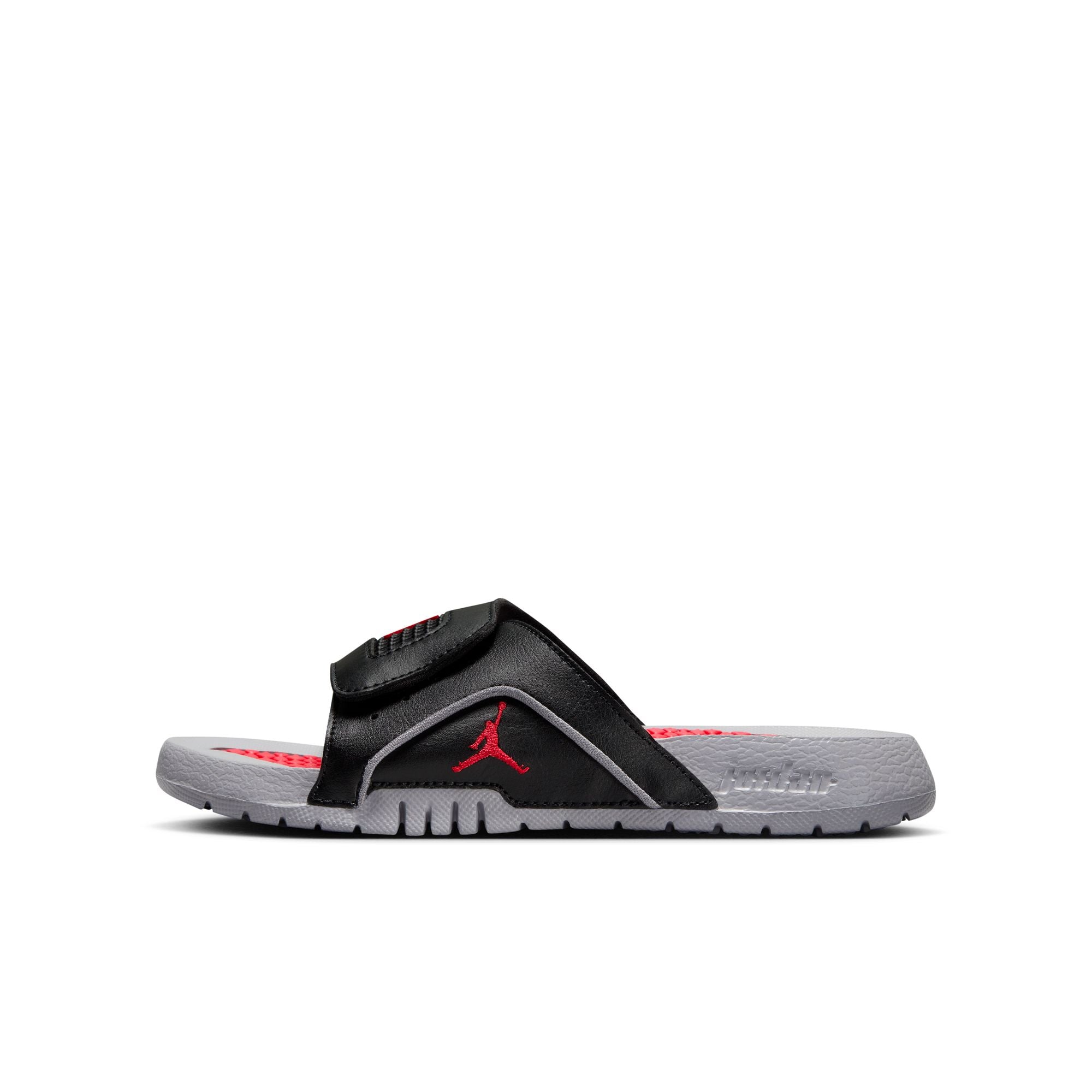 Youth Jordan Hydro 4 Retro Slides 'Black/Red'