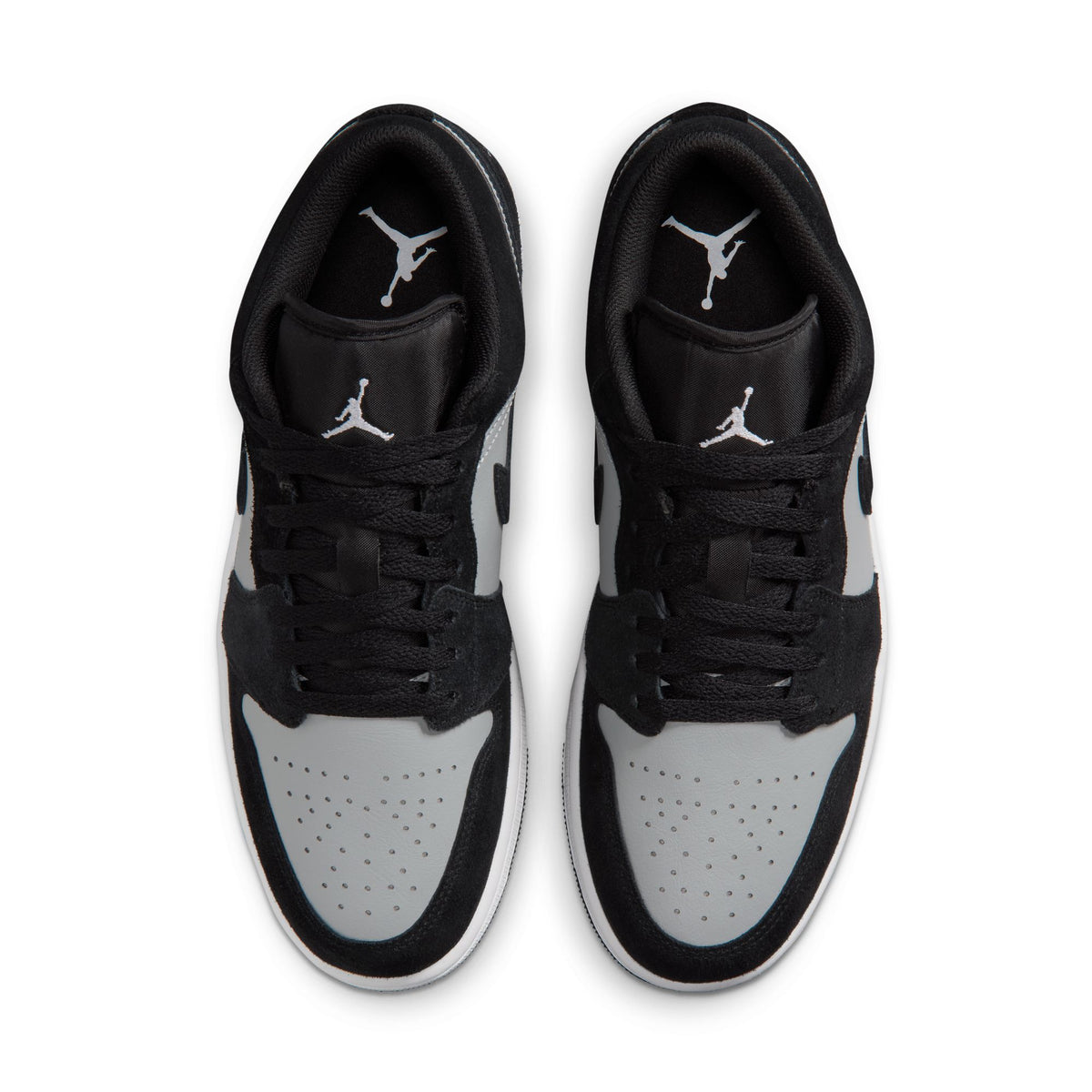 Air Jordan 1 Low 'Black/Light Smoke Grey/White'