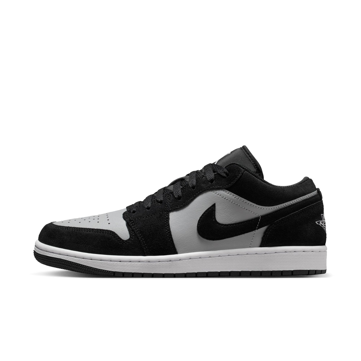 Air Jordan 1 Low 'Black/Light Smoke Grey/White'