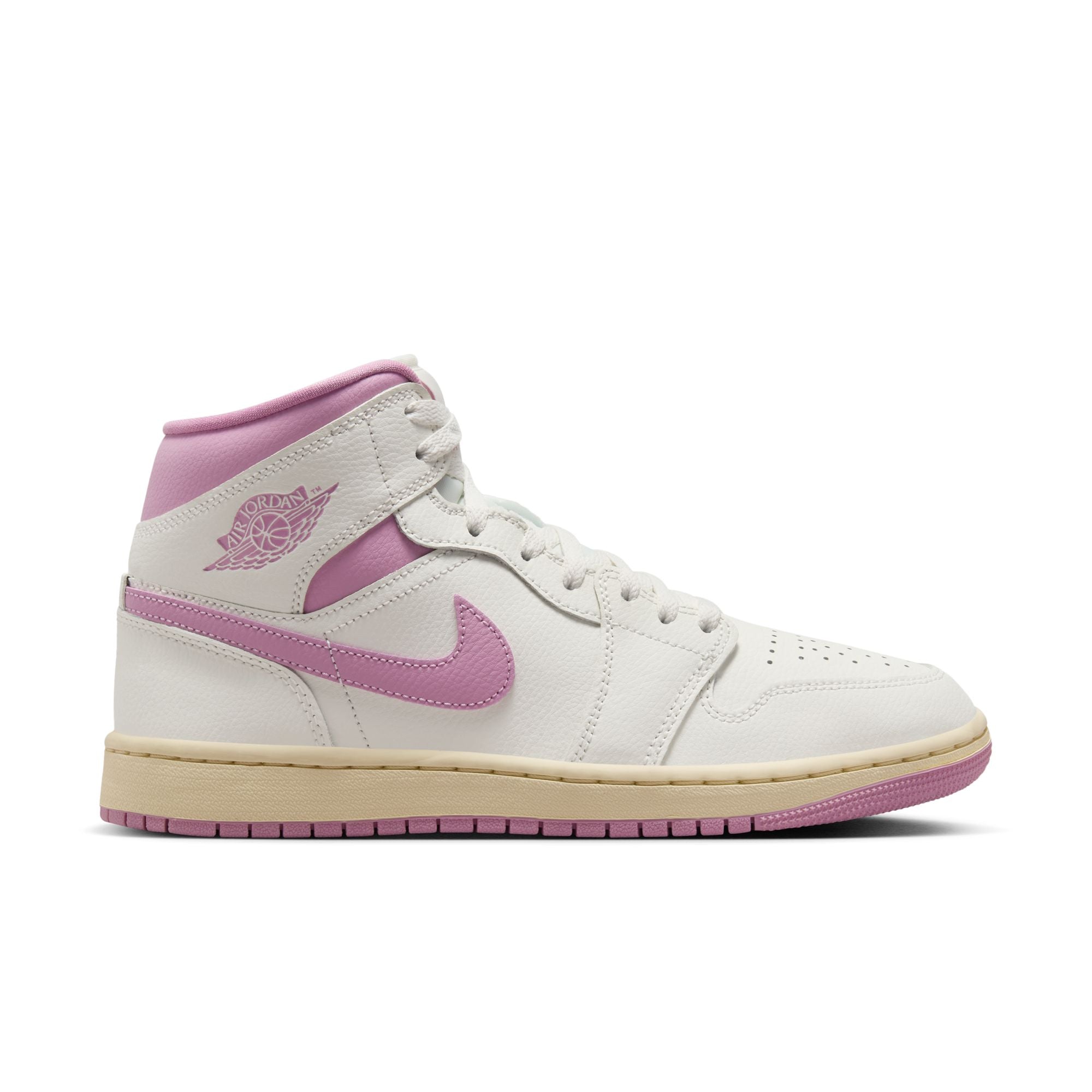 Womens Air Jordan 1 Mid 'Sail/Orchid'