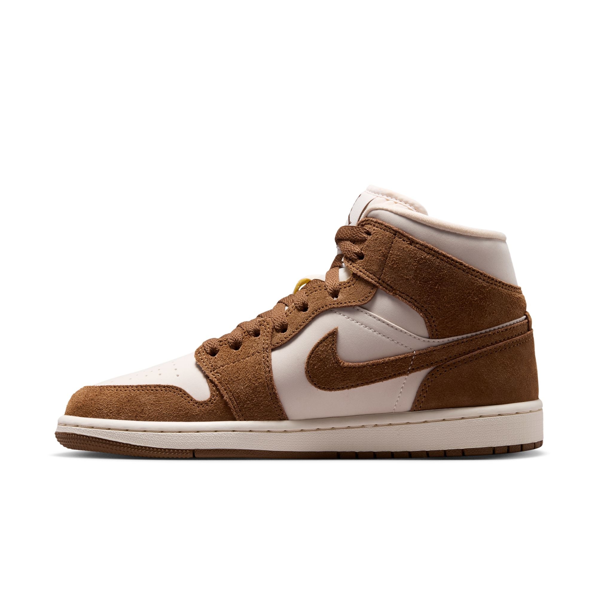 Womens Air Jordan 1 Mid 'Light British Tan Chalk'