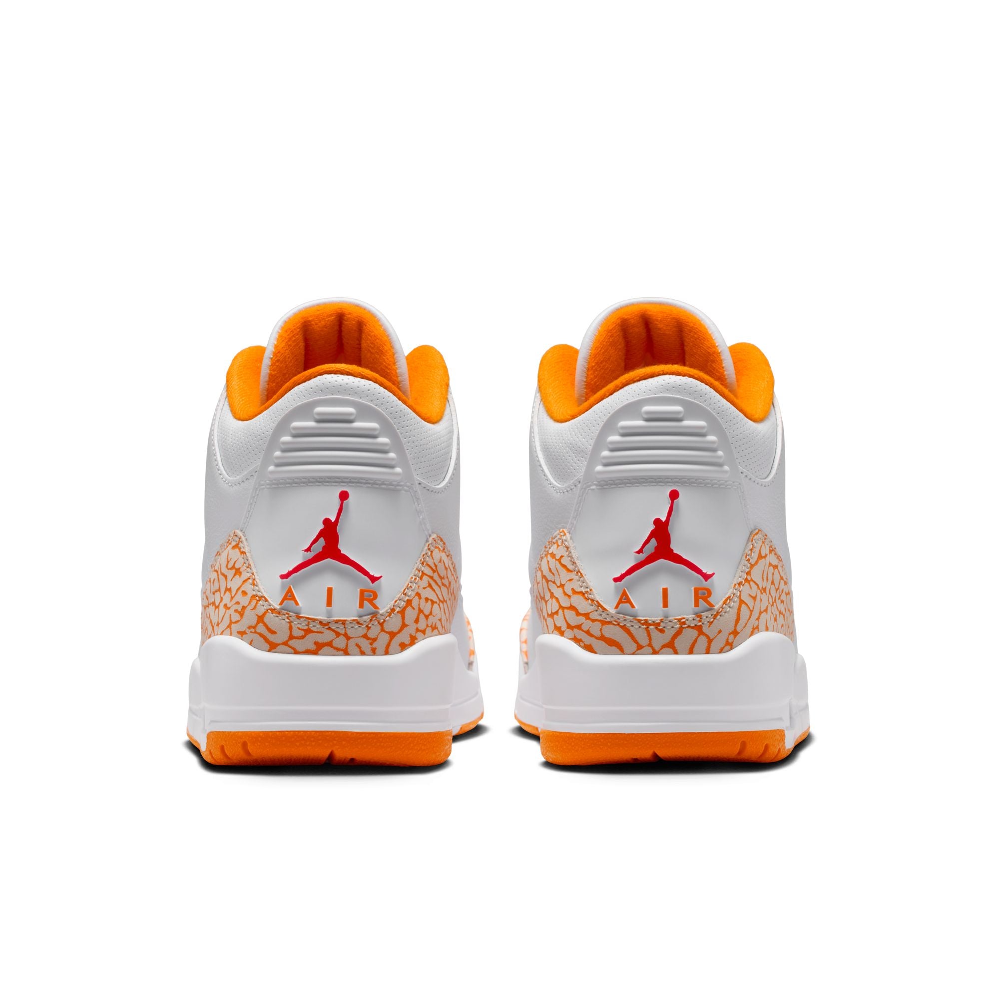 Womens Air Jordan 3 Retro 'White/Orange citrus'