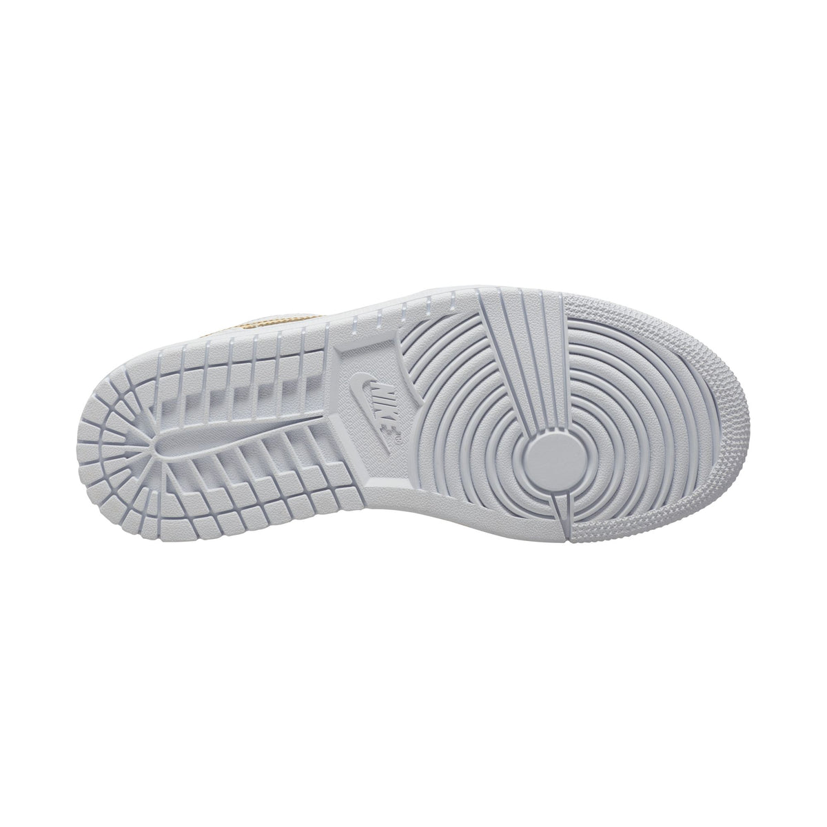 Womens Air Jordan 1 Low SE 'White Metallic Gold'