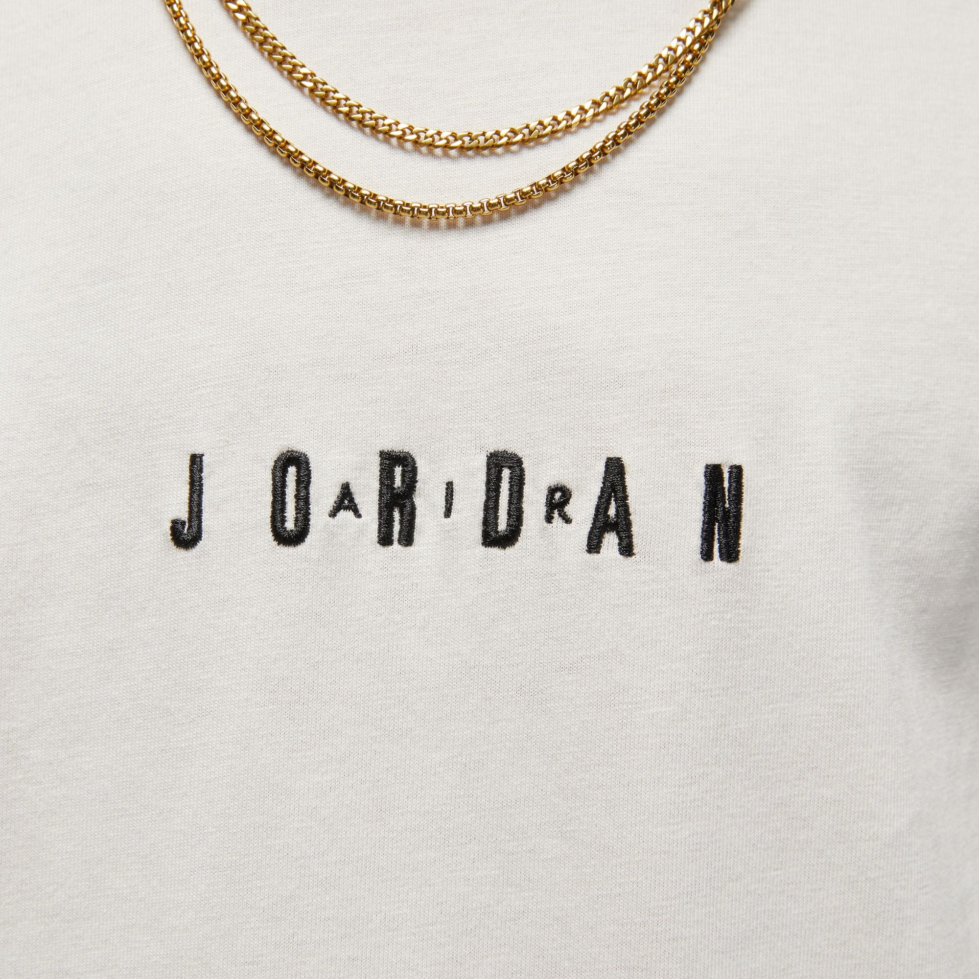 Jordan Embroidered T-Shirt 'Pale Ivory'