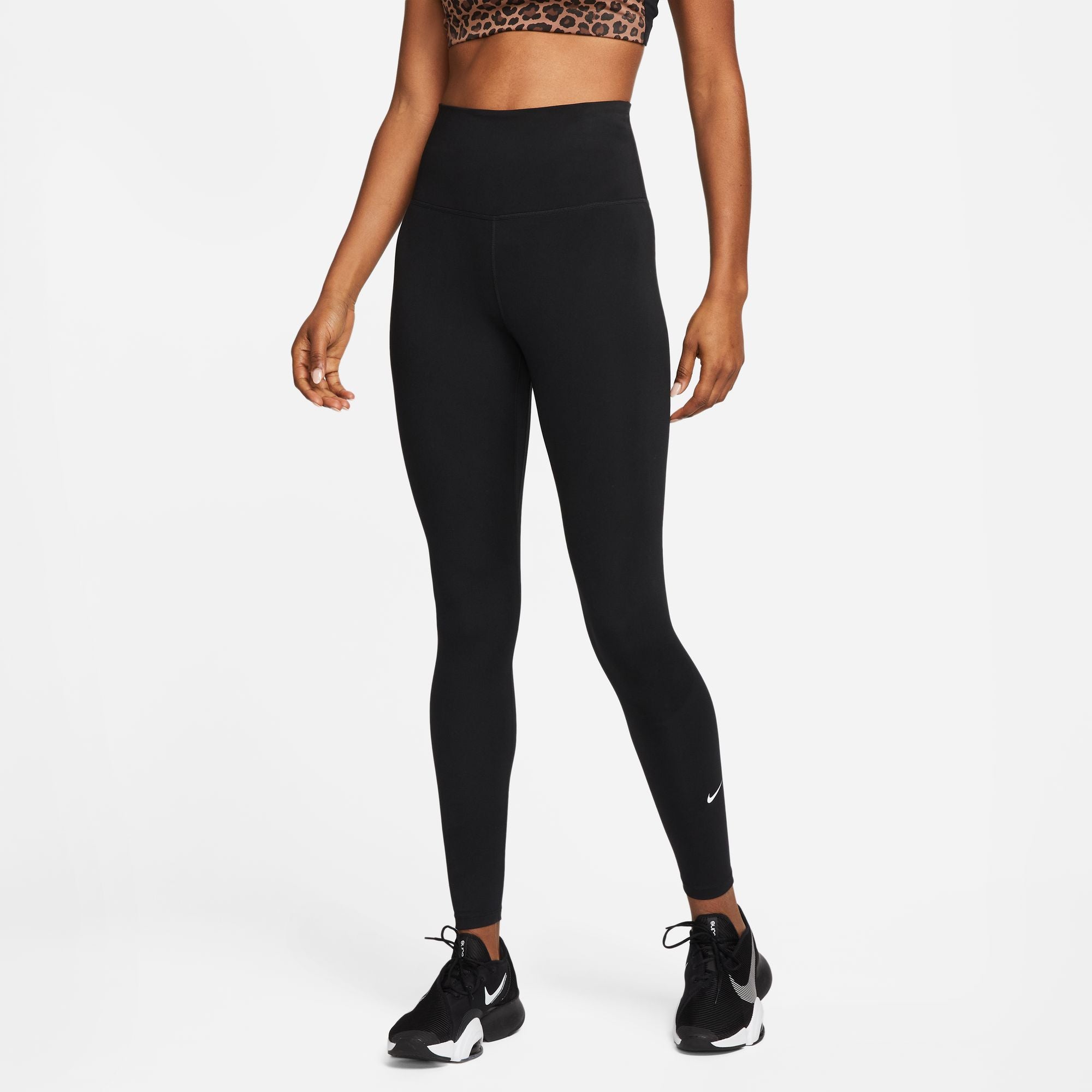 Womens Nike High Waisted Leggings 'Black'