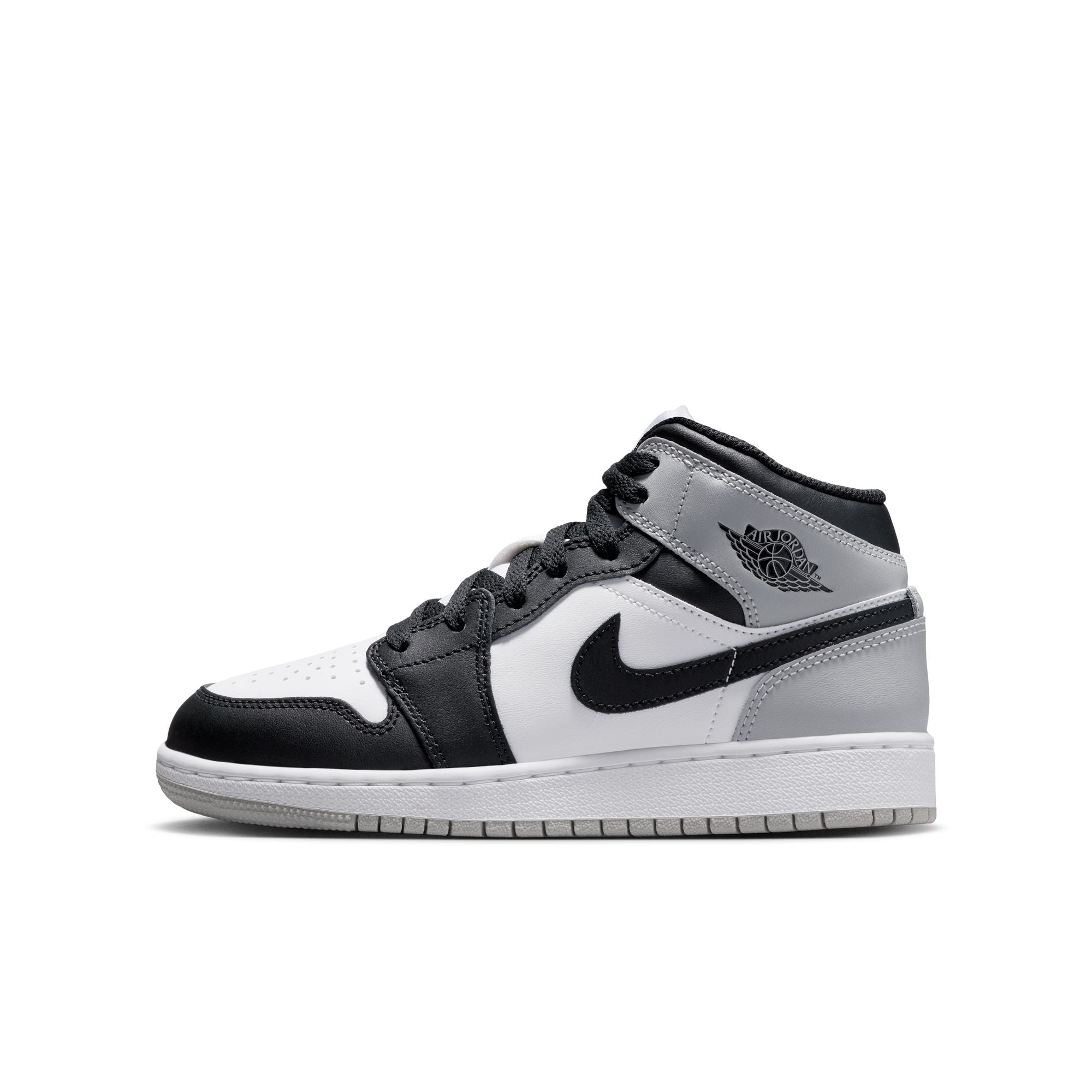 Youth Air Jordan 1 Mid 'White/Black'