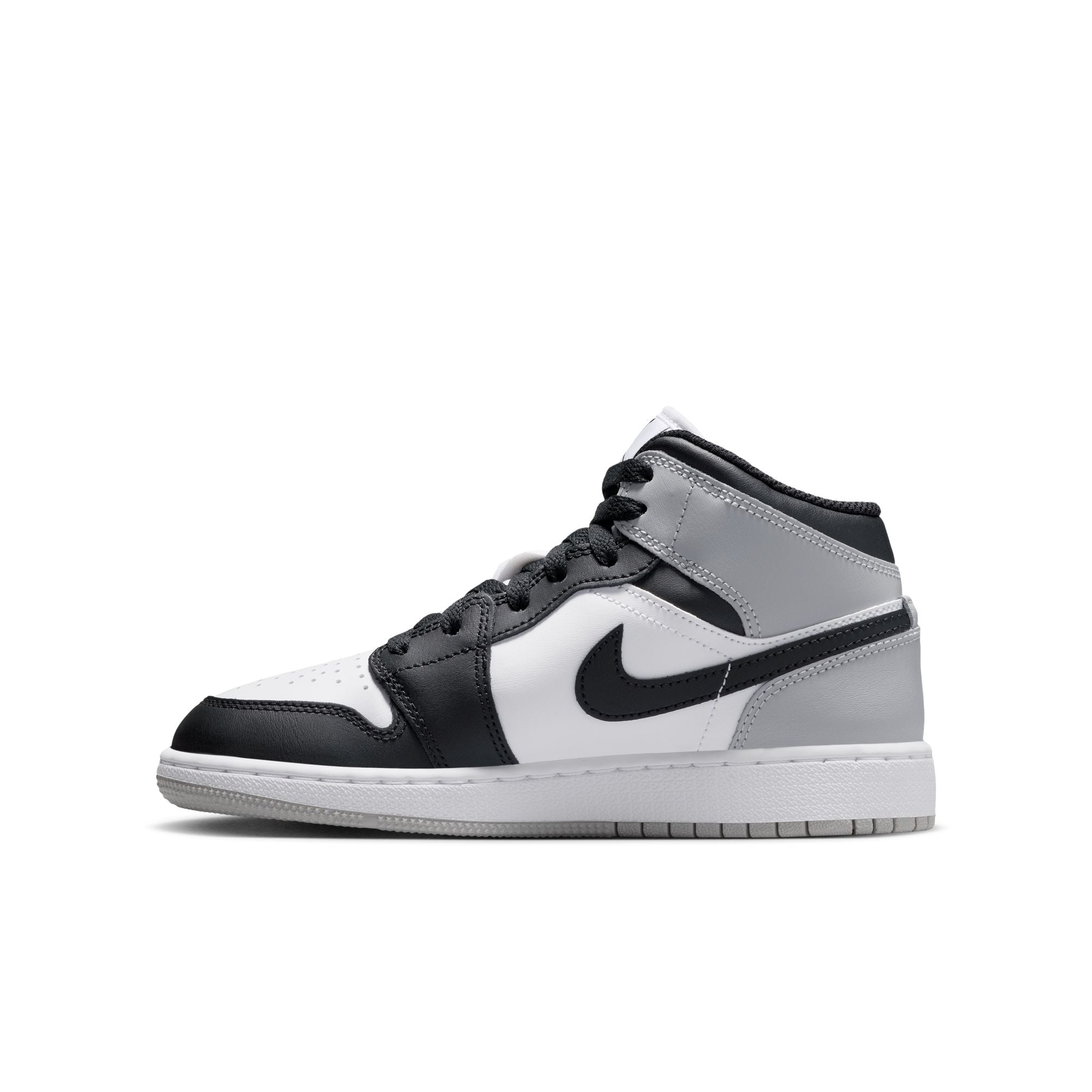 Youth Air Jordan 1 Mid 'White/Black'