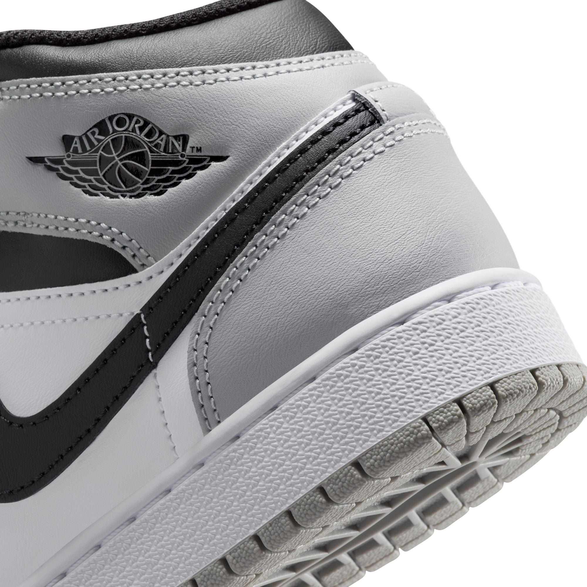 Youth Air Jordan 1 Mid 'White/Black'