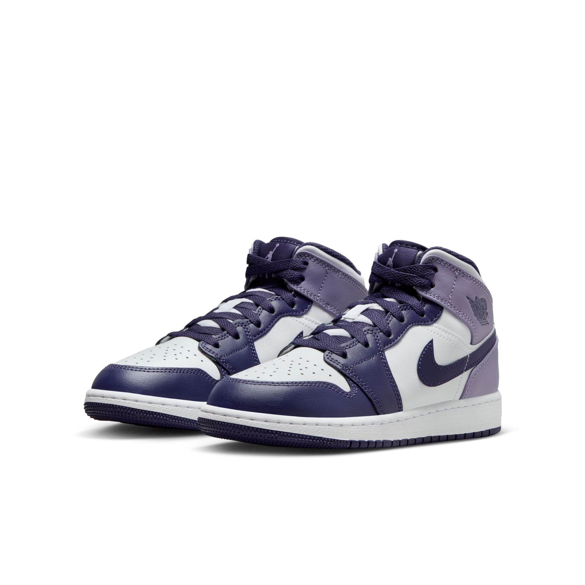Youth Air Jordan 1 Mid 'Sky Purple'