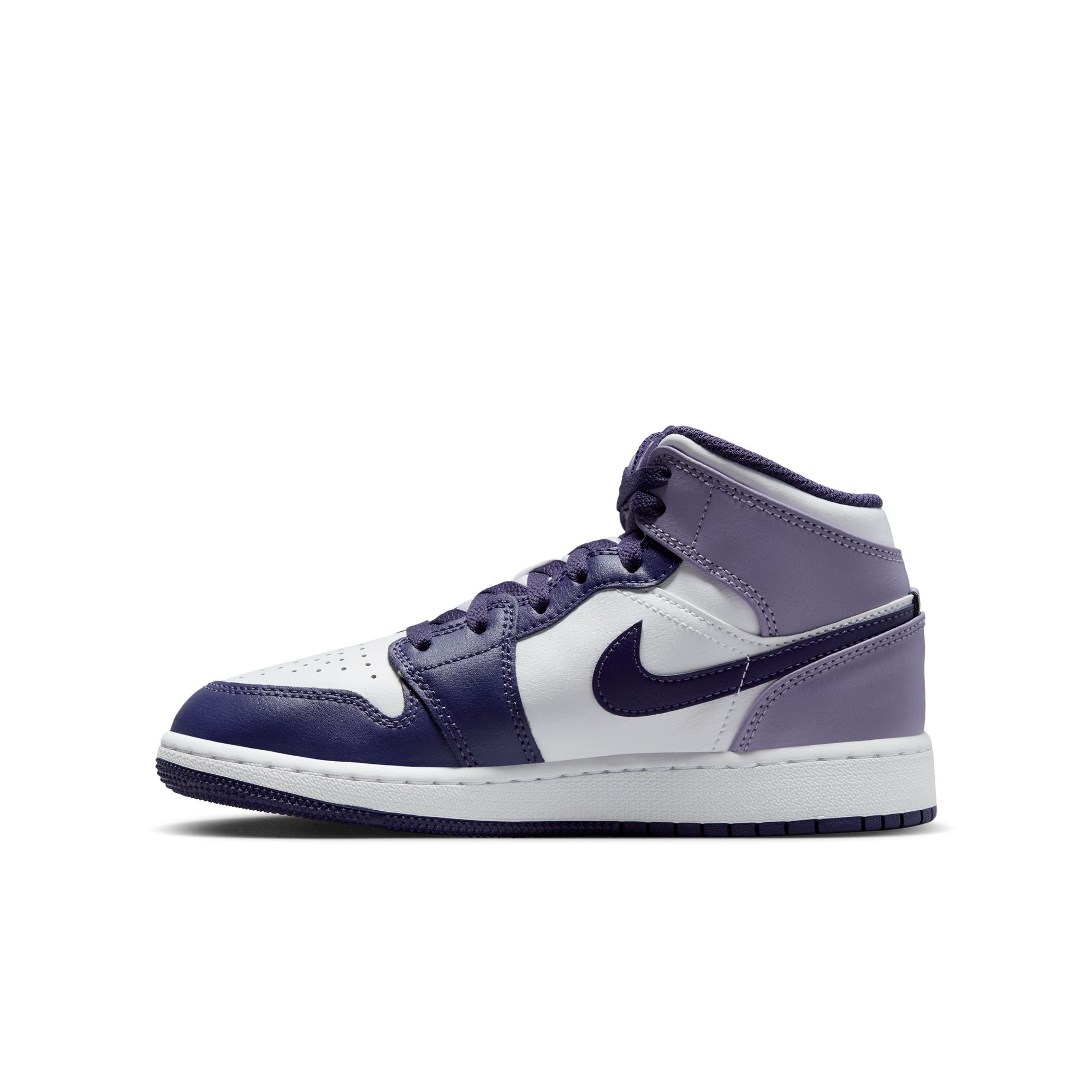 Youth Air Jordan 1 Mid 'Sky Purple'