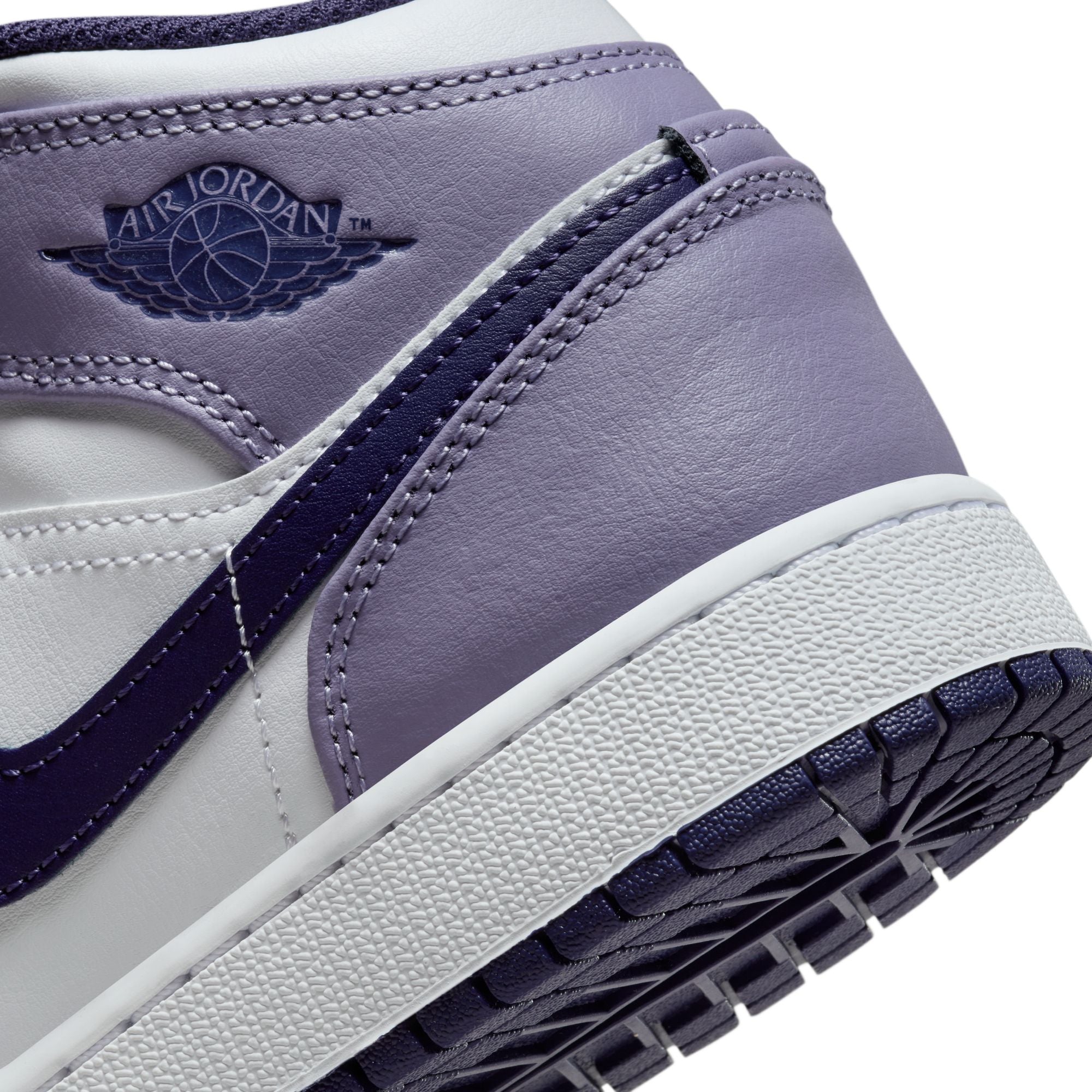 Youth Air Jordan 1 Mid 'Sky Purple'