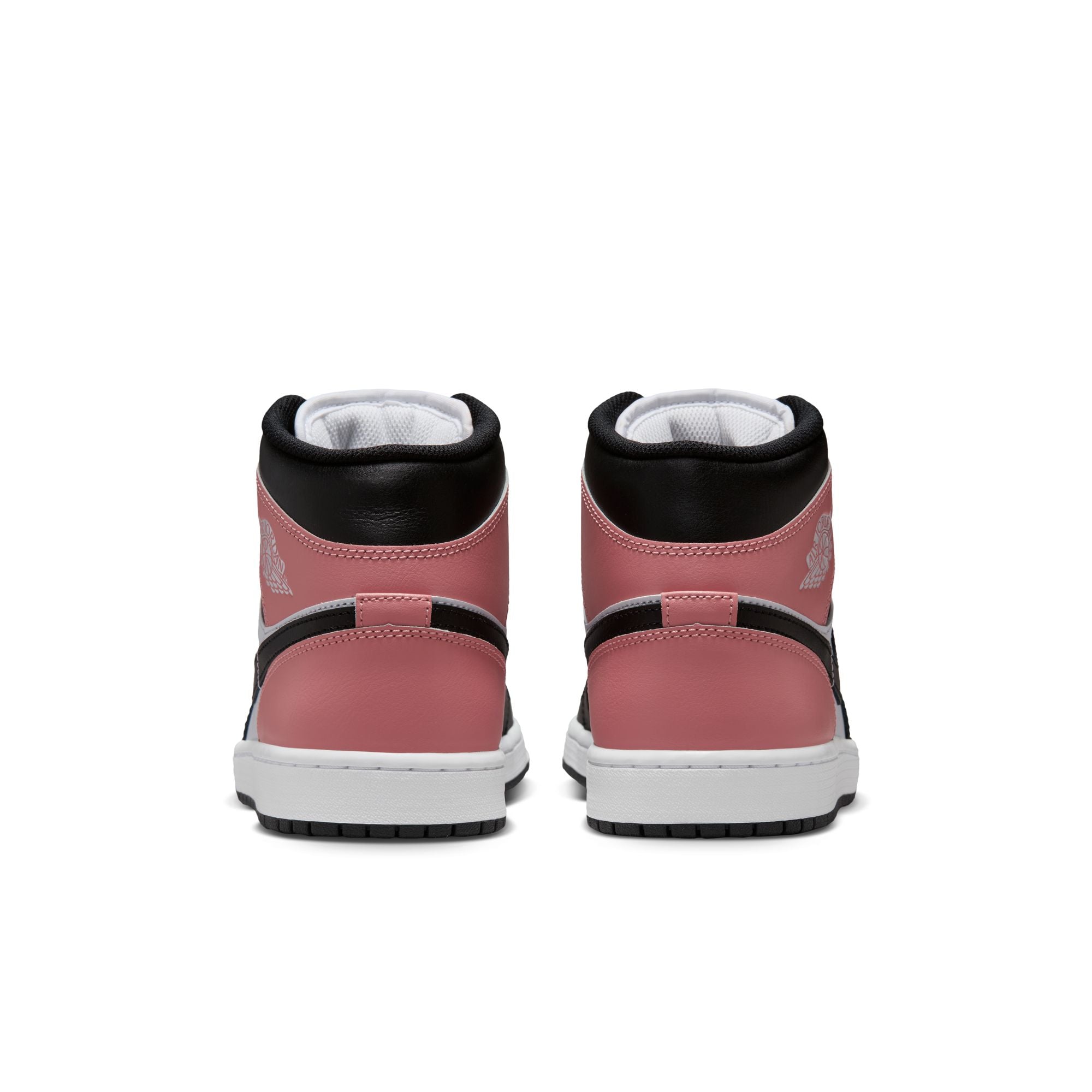 Air Jordan 1 Mid ‘White/Black Rust Pink'