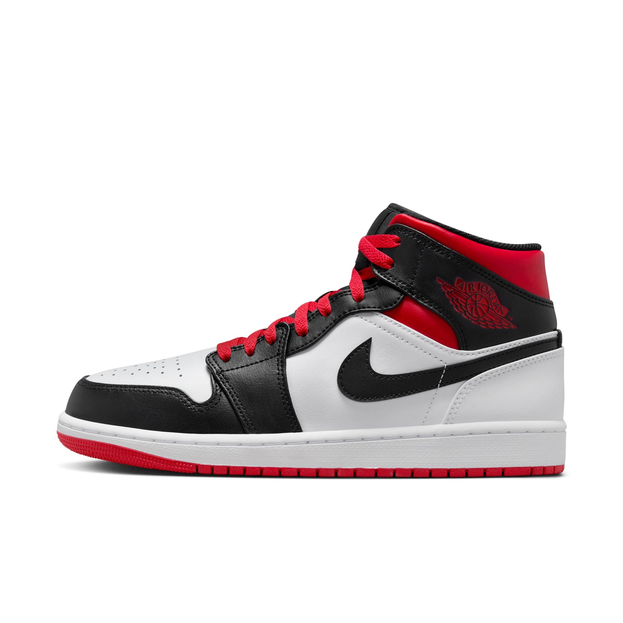 Air Jordan 1 Mid 'White/Red'