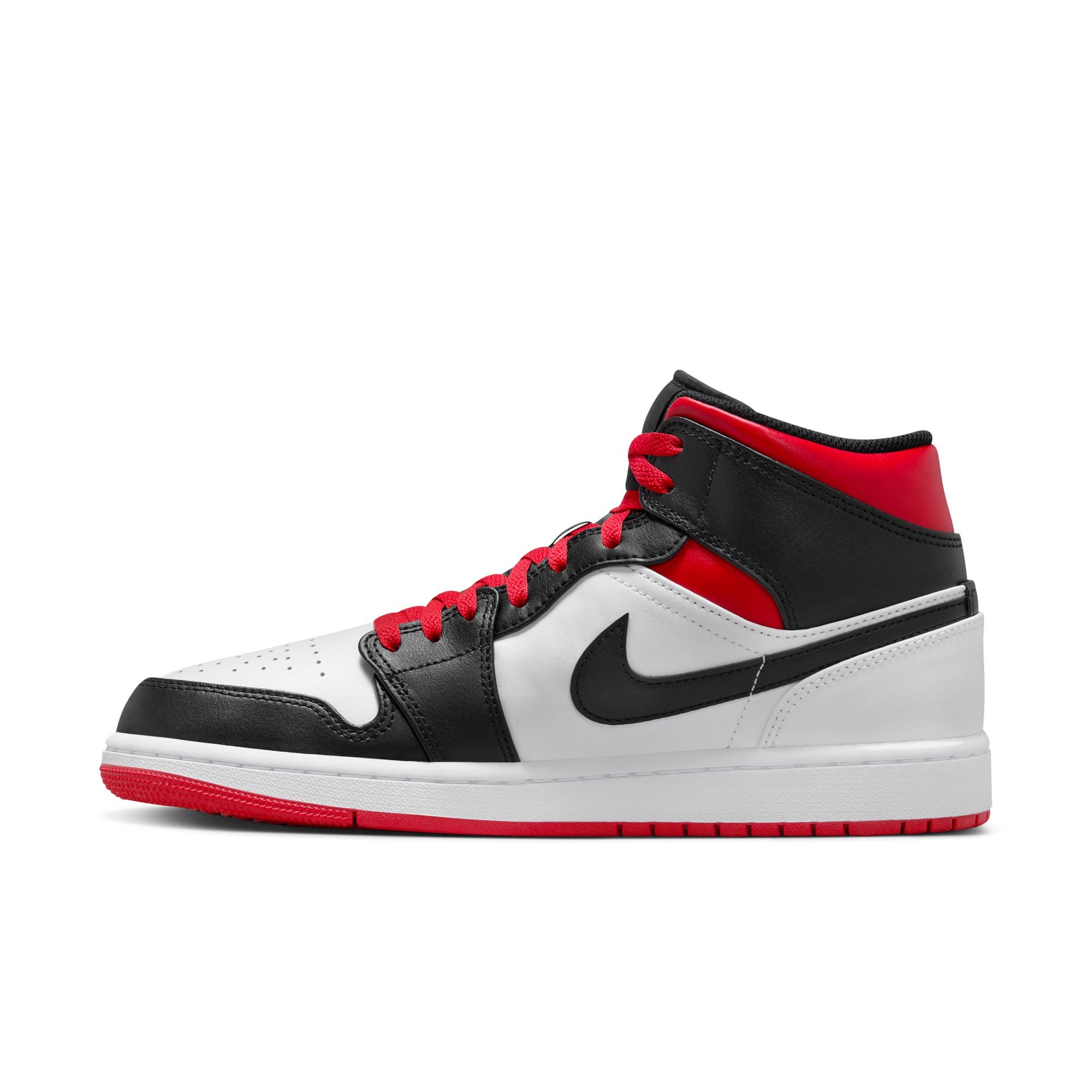 Air Jordan 1 Mid 'White/Red'