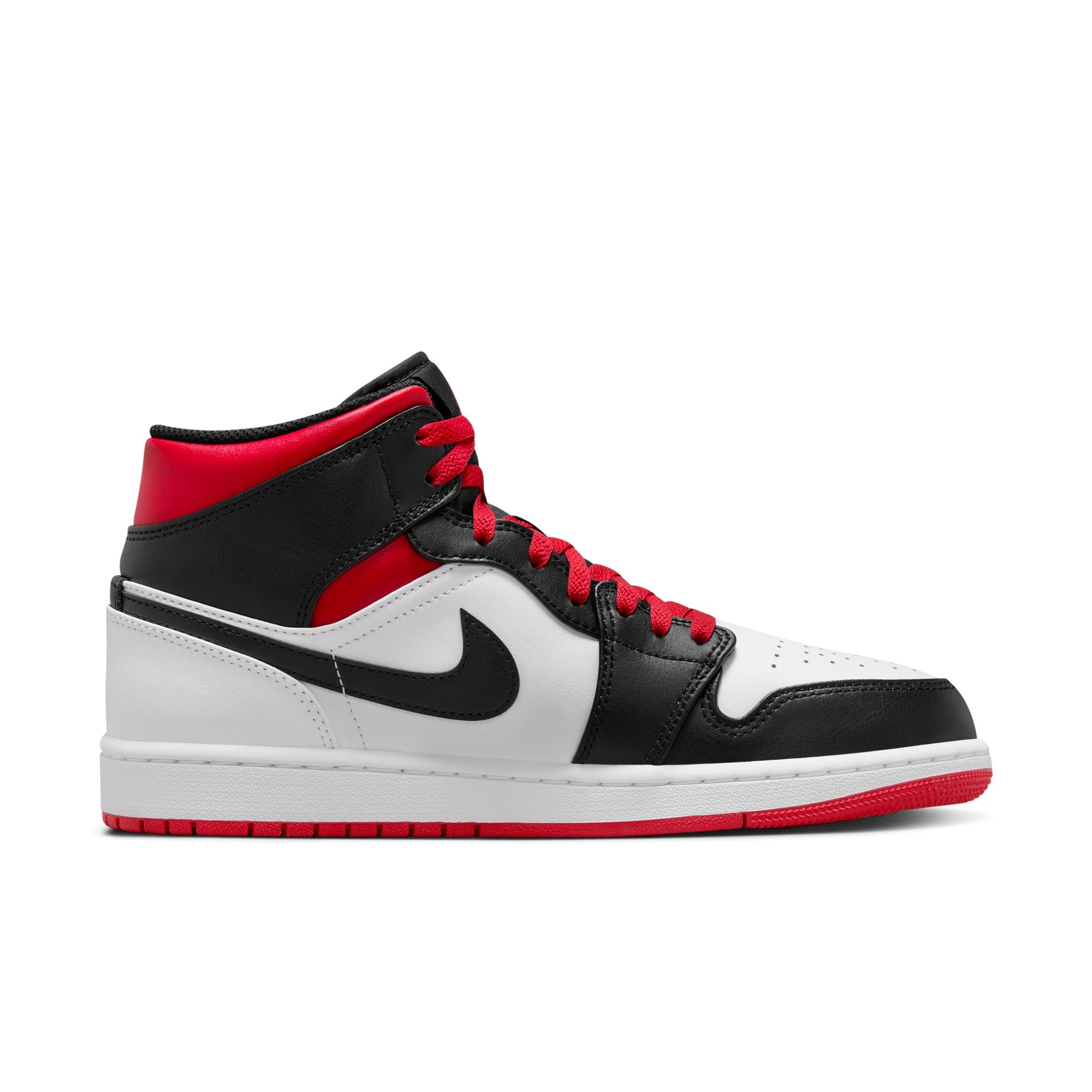 Air Jordan 1 Mid 'White/Red'