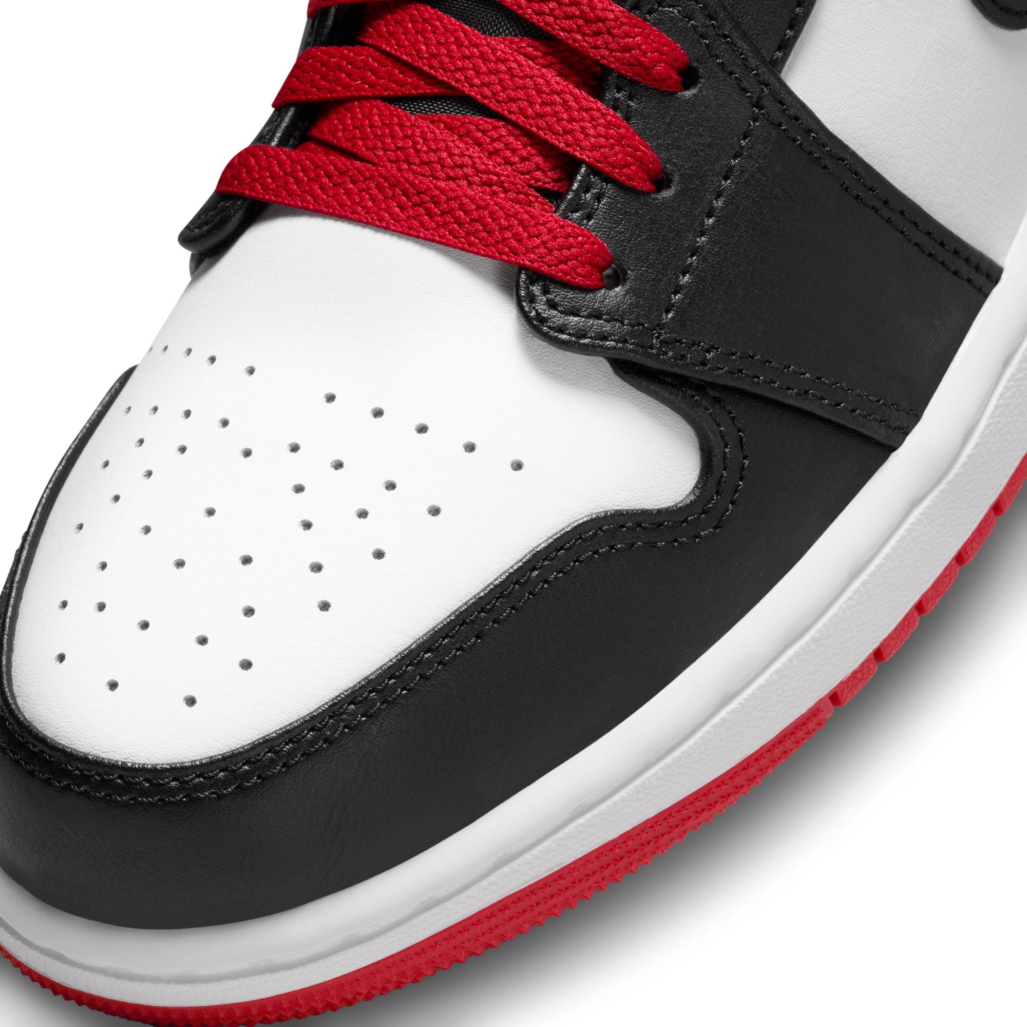 Air Jordan 1 Mid 'White/Red'