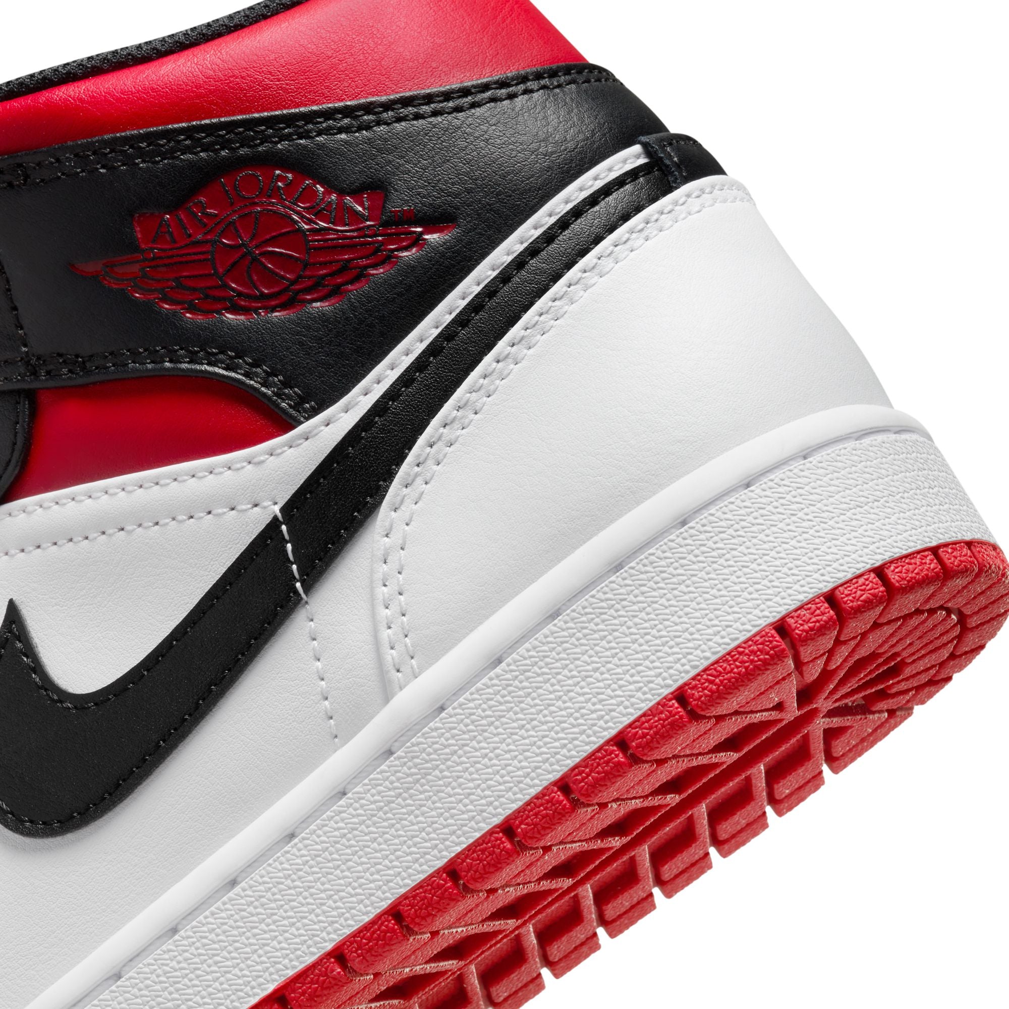 Air Jordan 1 Mid 'White/Red'