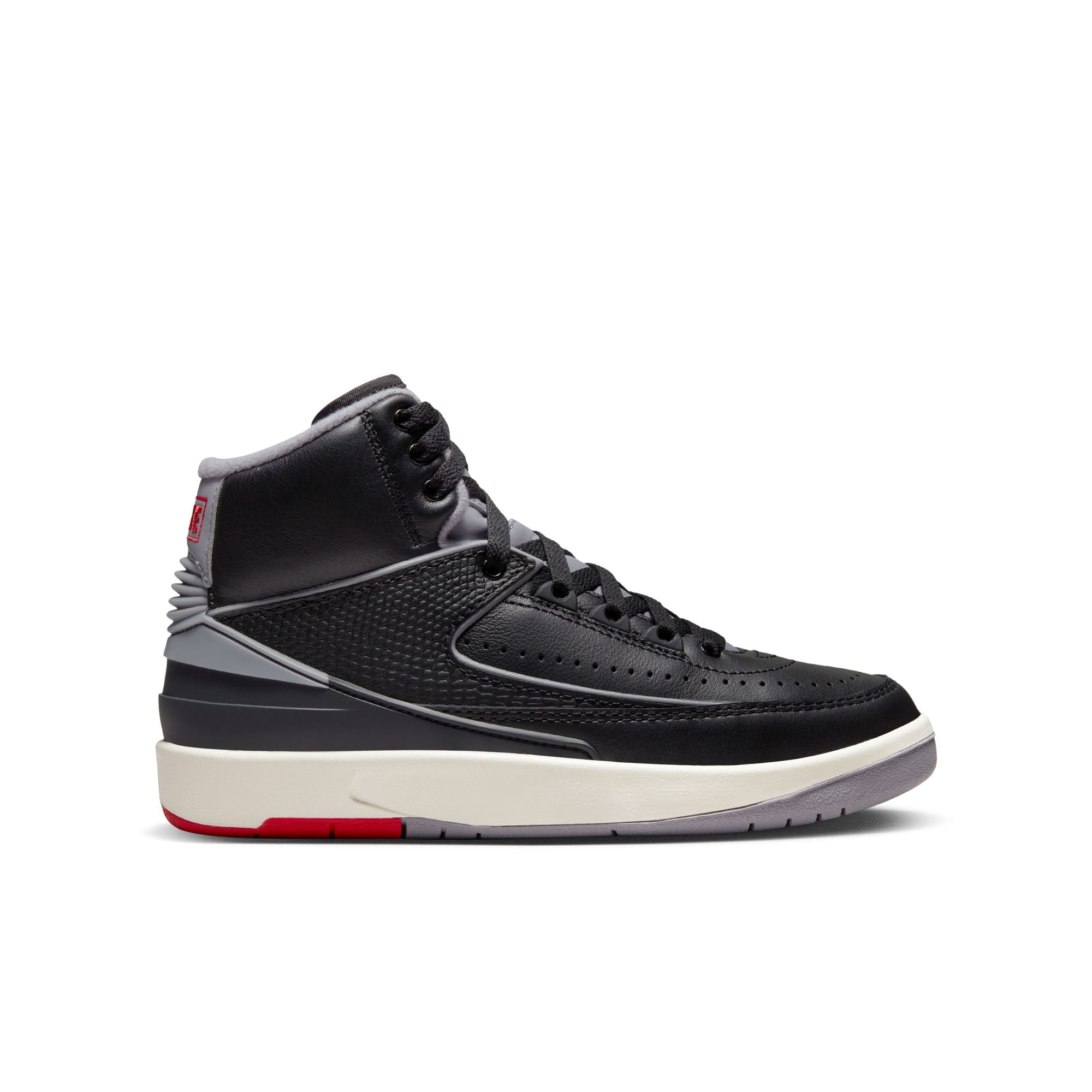 Youth Air Jordan 2 Retro 'Black Cement'