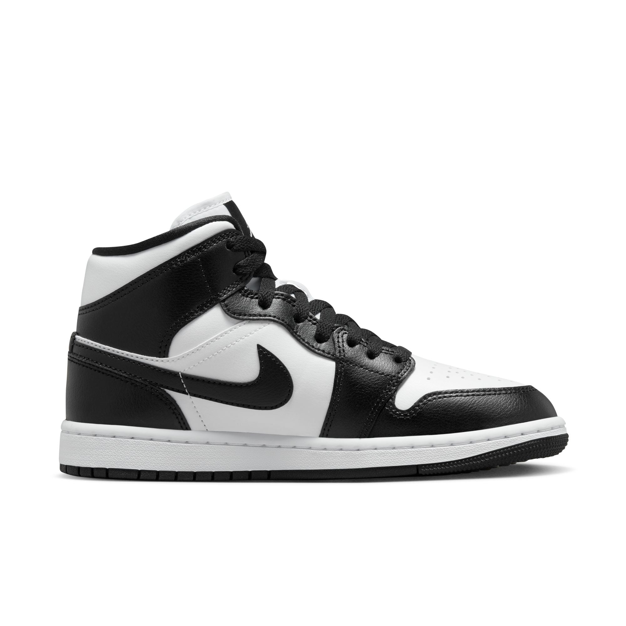 Womens Air Jordan 1 Mid 'White/Black'