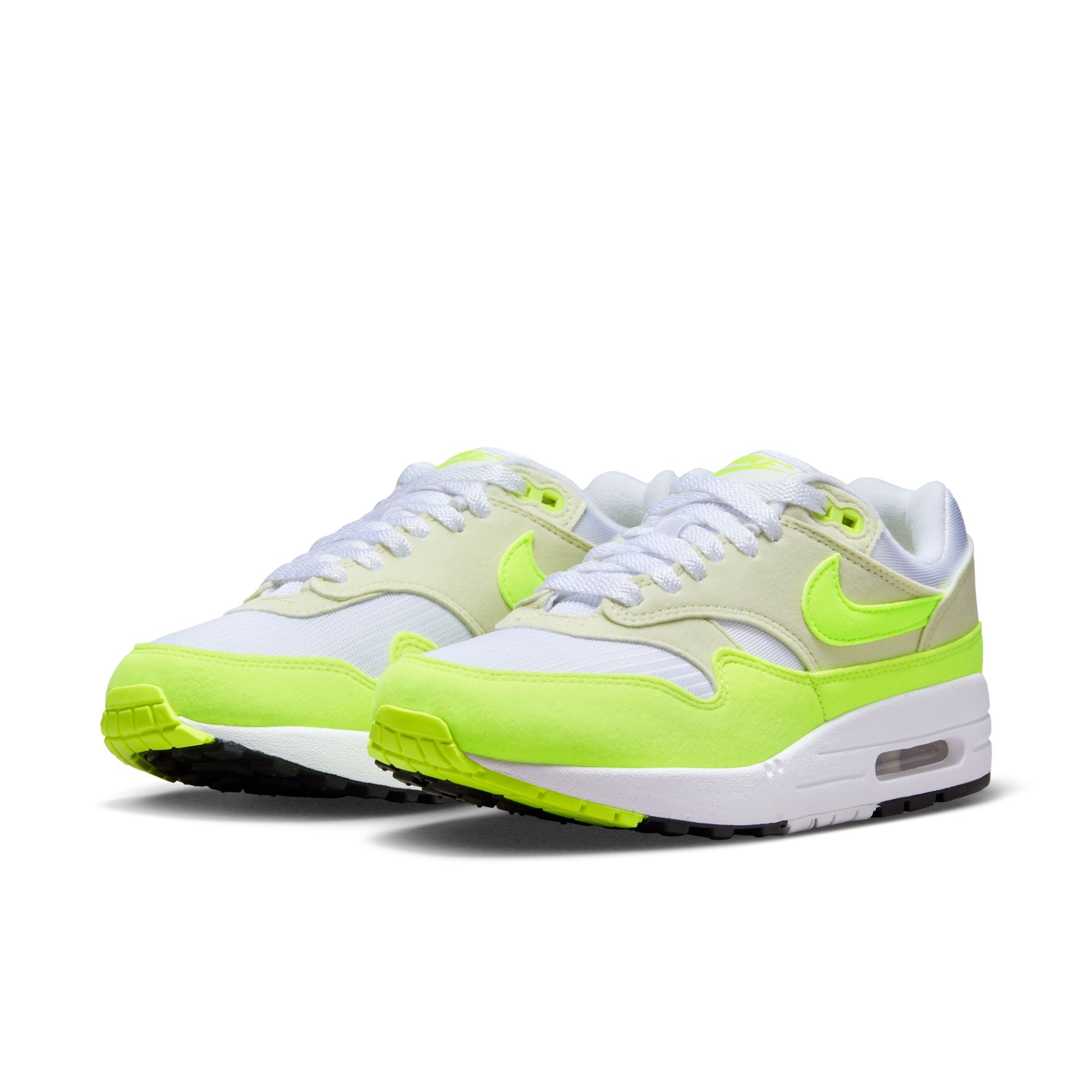 Womens Nike Air Max 1 'White Volt'