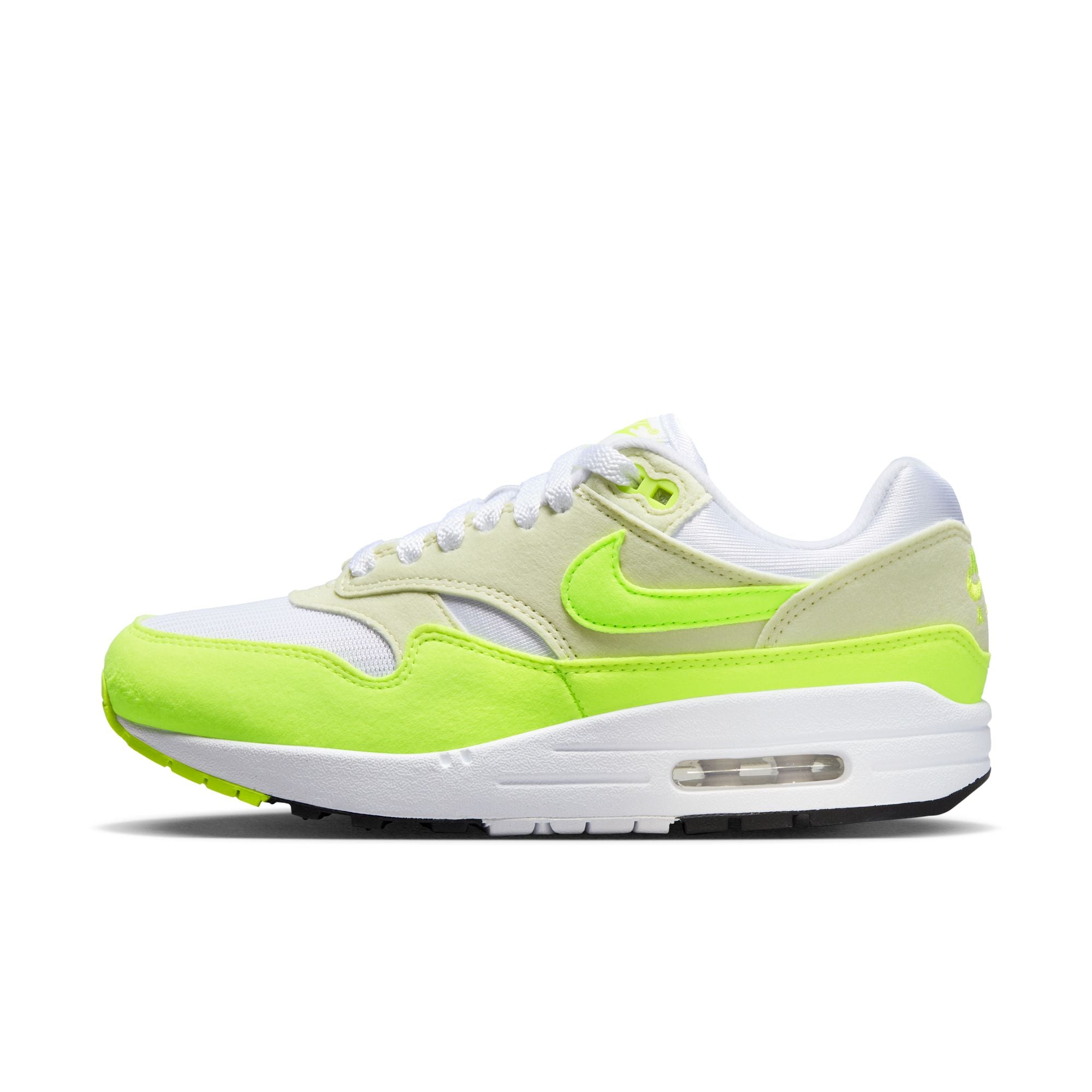 Womens Nike Air Max 1 'White Volt'